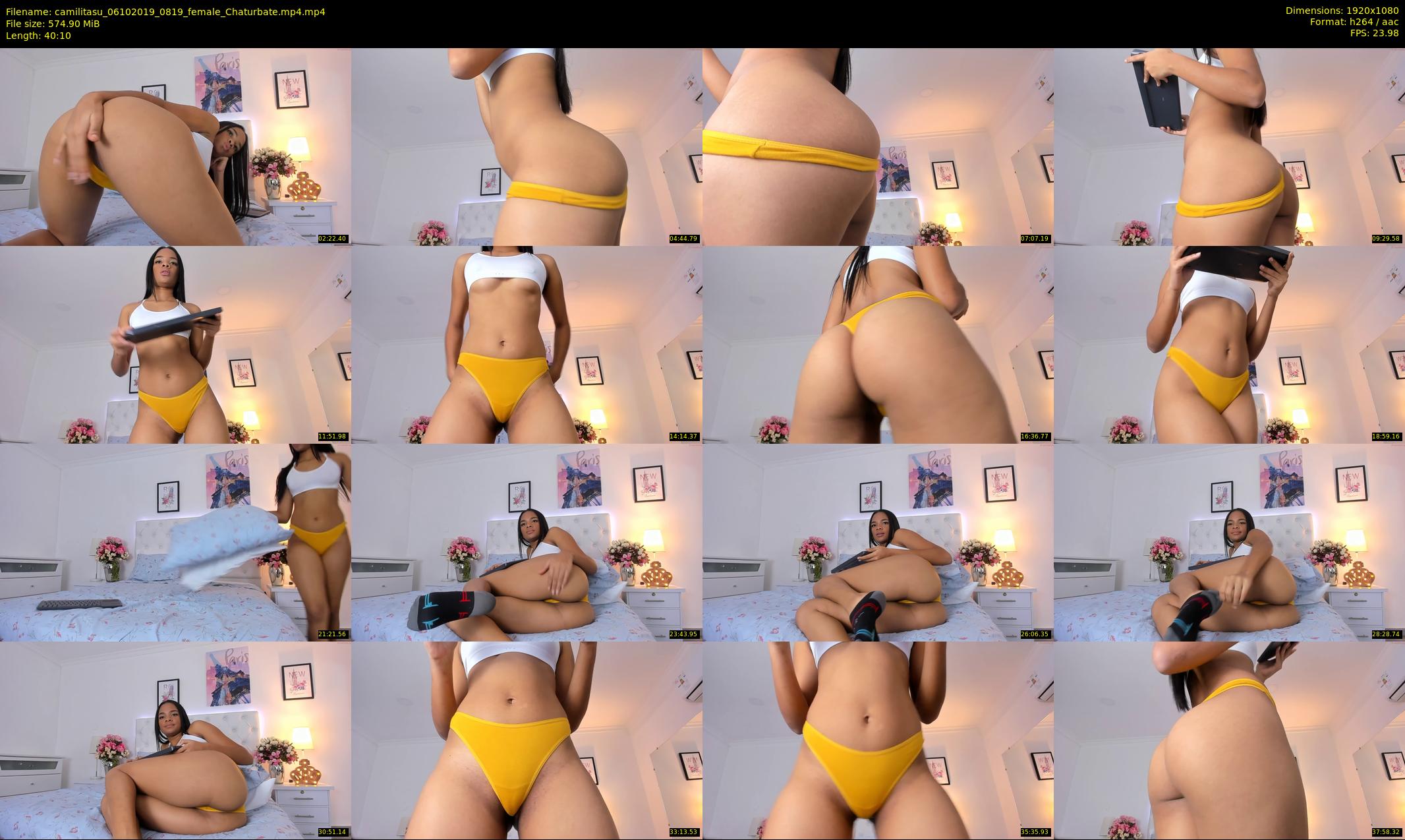camilitasu — 41 minute Chaturbate female cam show recording, 1080p, Oct 6, 2019