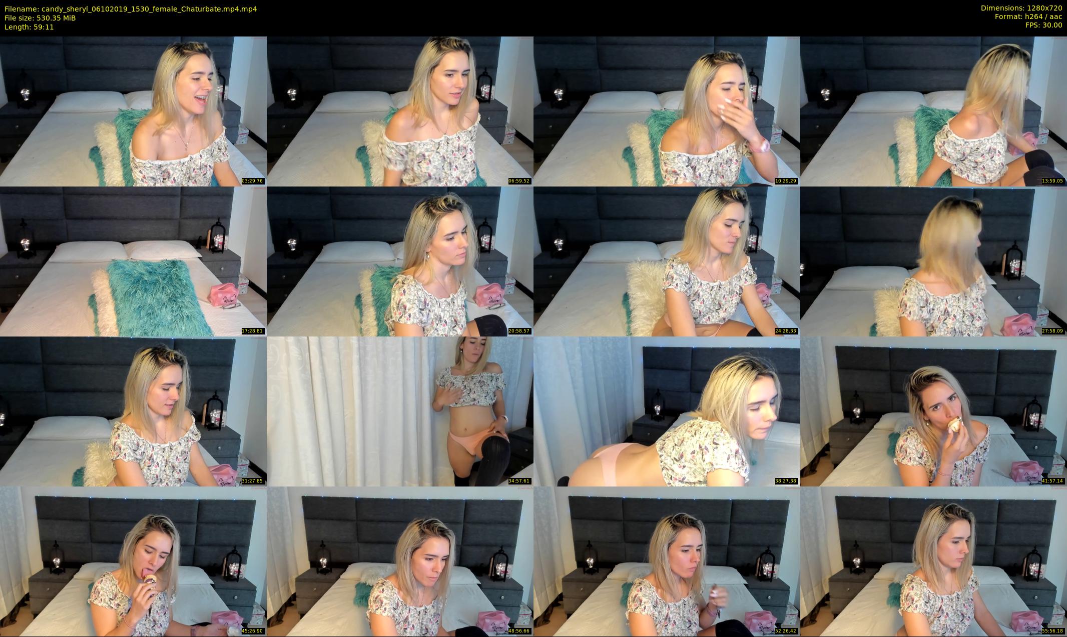 candy_sheryl — 60 minute Chaturbate female cam show recording, 720p, Oct 6, 2019