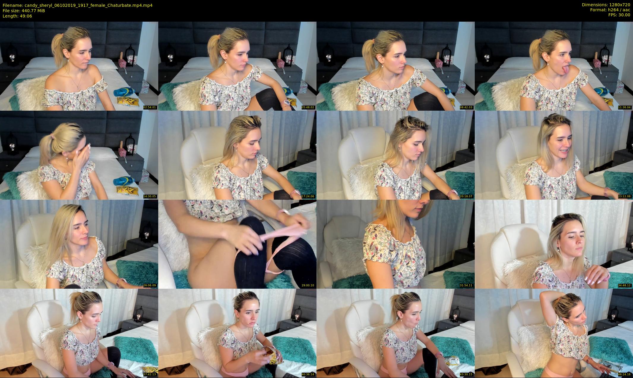 candy_sheryl — 50 minute Chaturbate female cam show recording, 720p, Oct 6, 2019