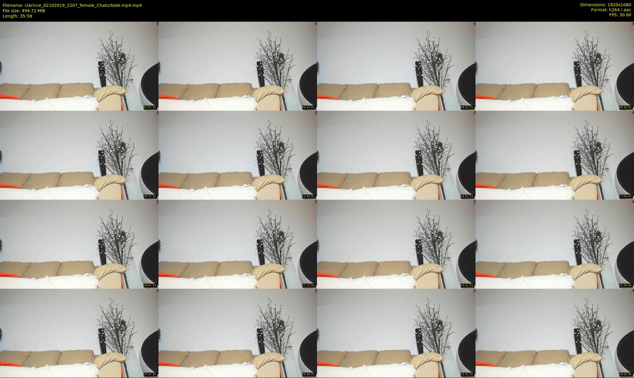 claricce — 36 minute Chaturbate female cam show recording, 1080p, Oct 2, 2019