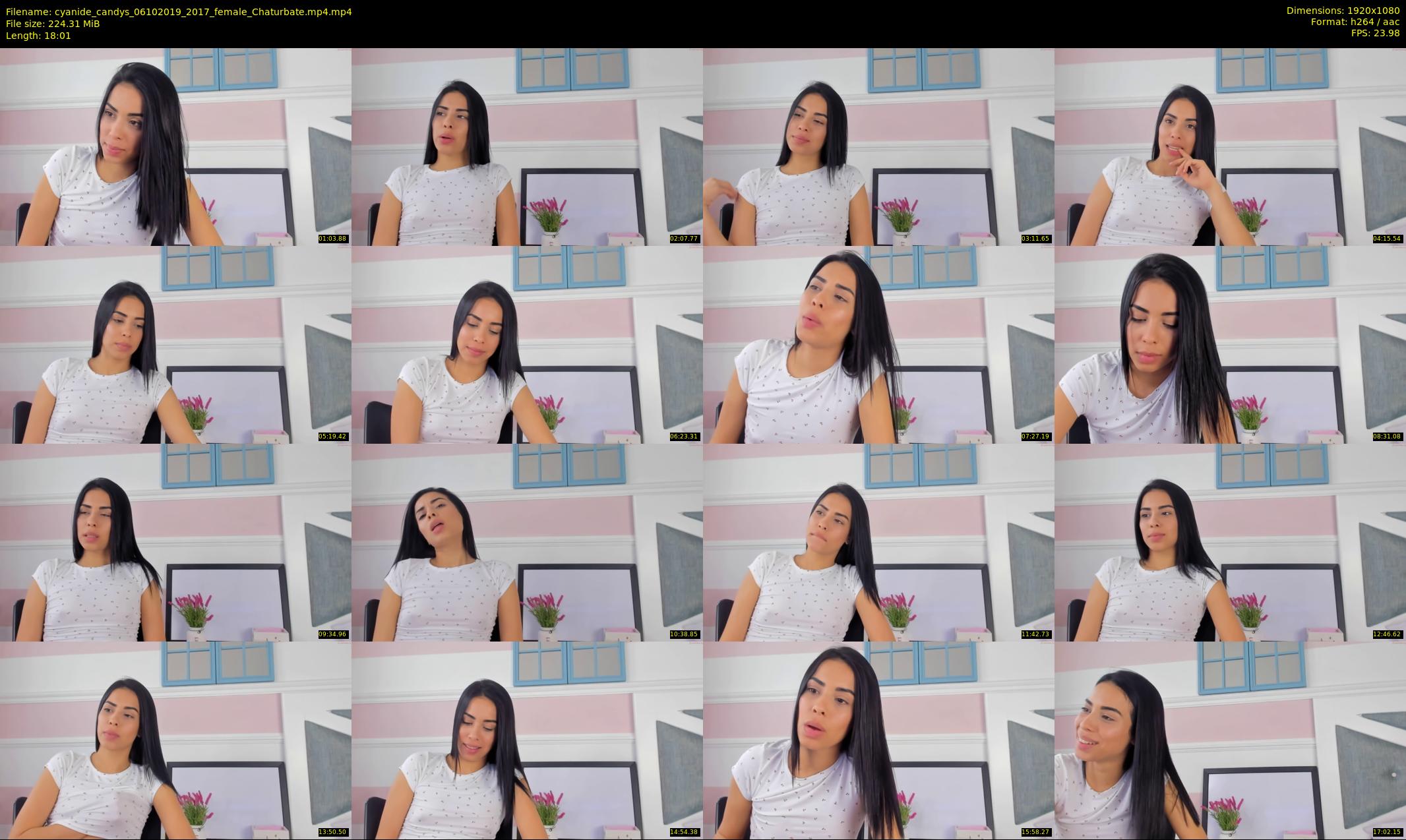 cyanide_candys — 19 minute Chaturbate female cam show recording, 1080p, Oct 6, 2019