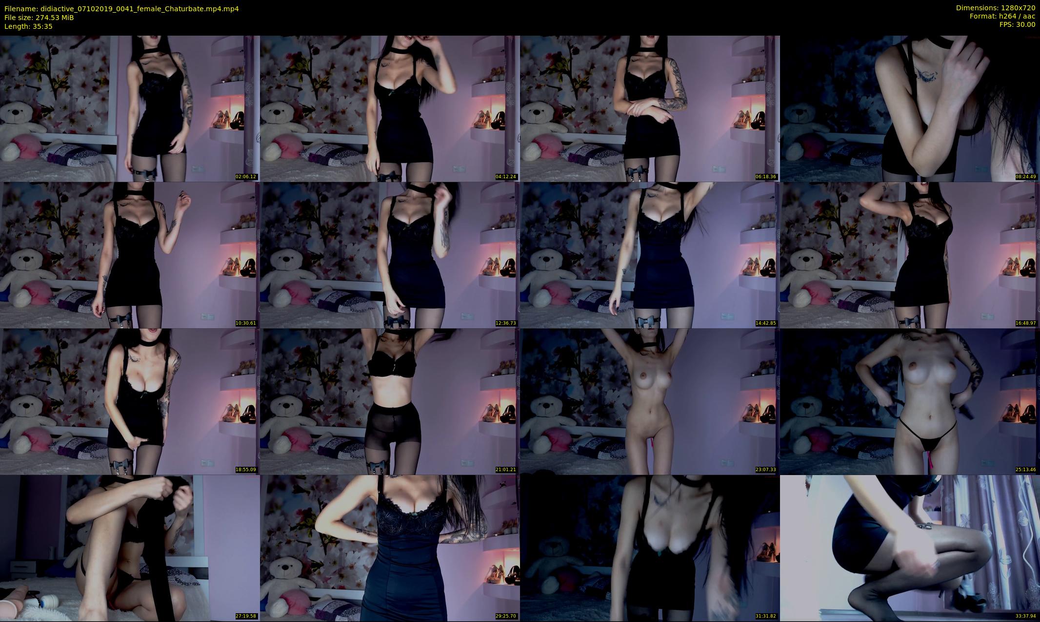 didiactive — 36 minute Chaturbate female cam show recording, 720p, Oct 7, 2019