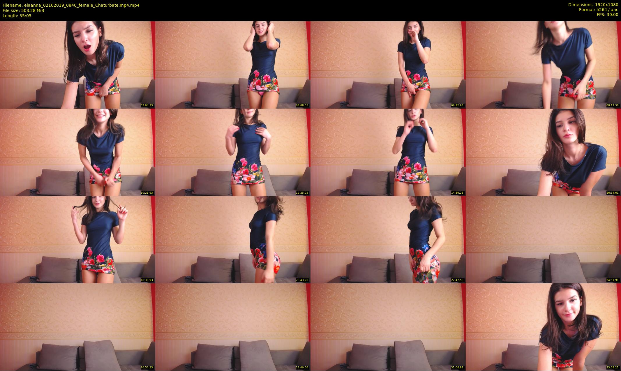 elaanna — 36 minute Chaturbate female cam show recording, 1080p, Oct 2, 2019