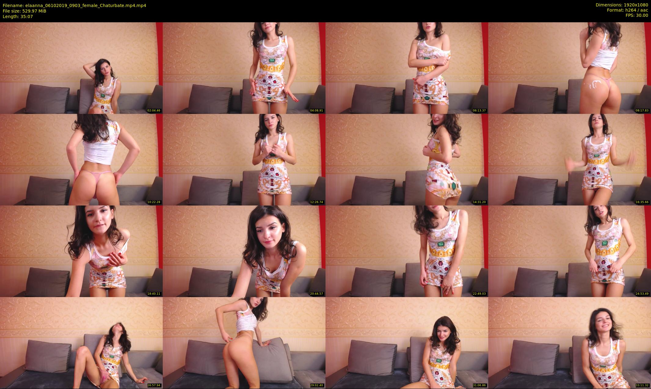 elaanna — 36 minute Chaturbate female cam show recording, 1080p, Oct 6, 2019