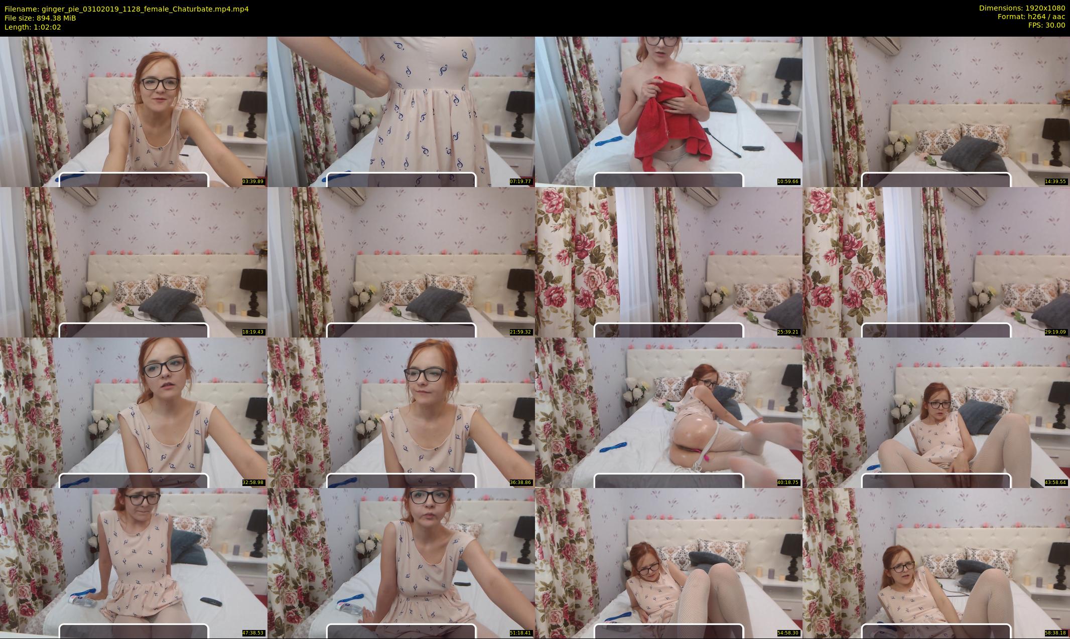 ginger_pie — 63 minute Chaturbate female cam show recording, 1080p, Oct 3, 2019