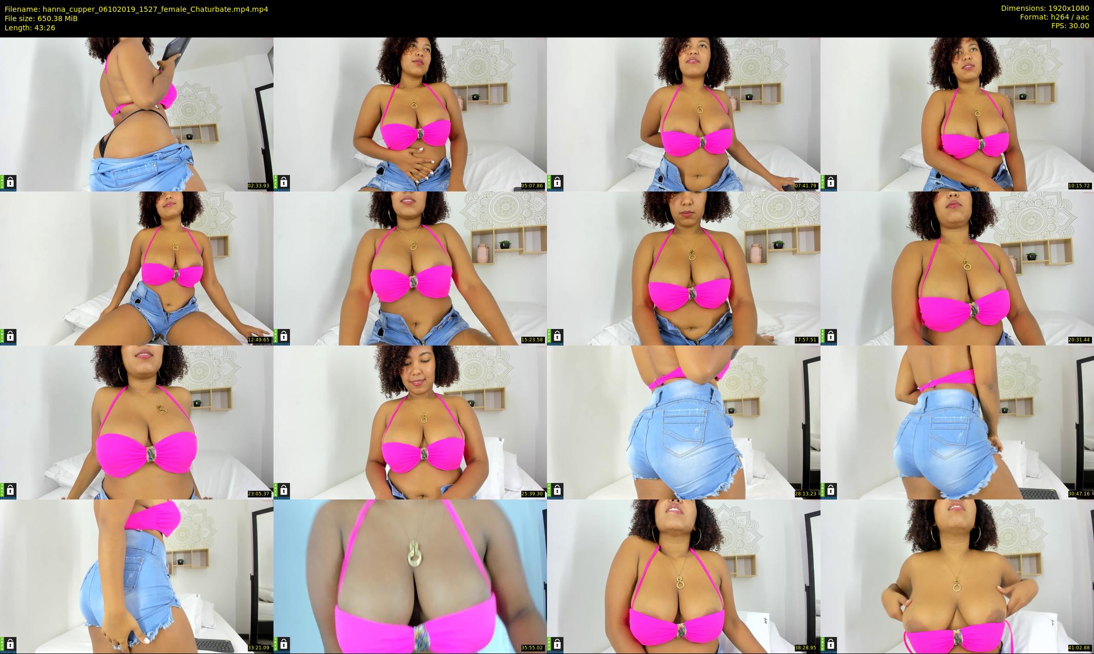 hanna_cupper — 44 minute Chaturbate female cam show recording, 1080p, Oct 6, 2019