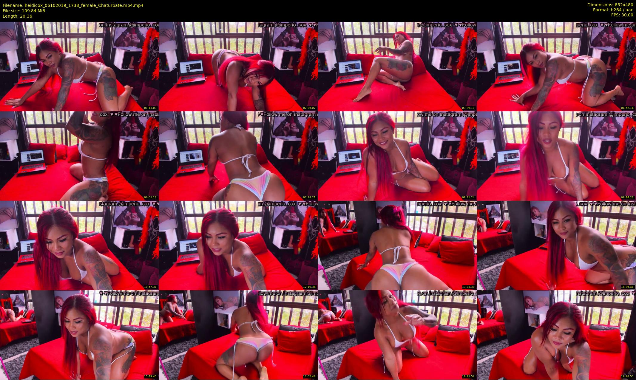 heidicox — 21 minute Chaturbate female cam show recording, 480p, Oct 6, 2019