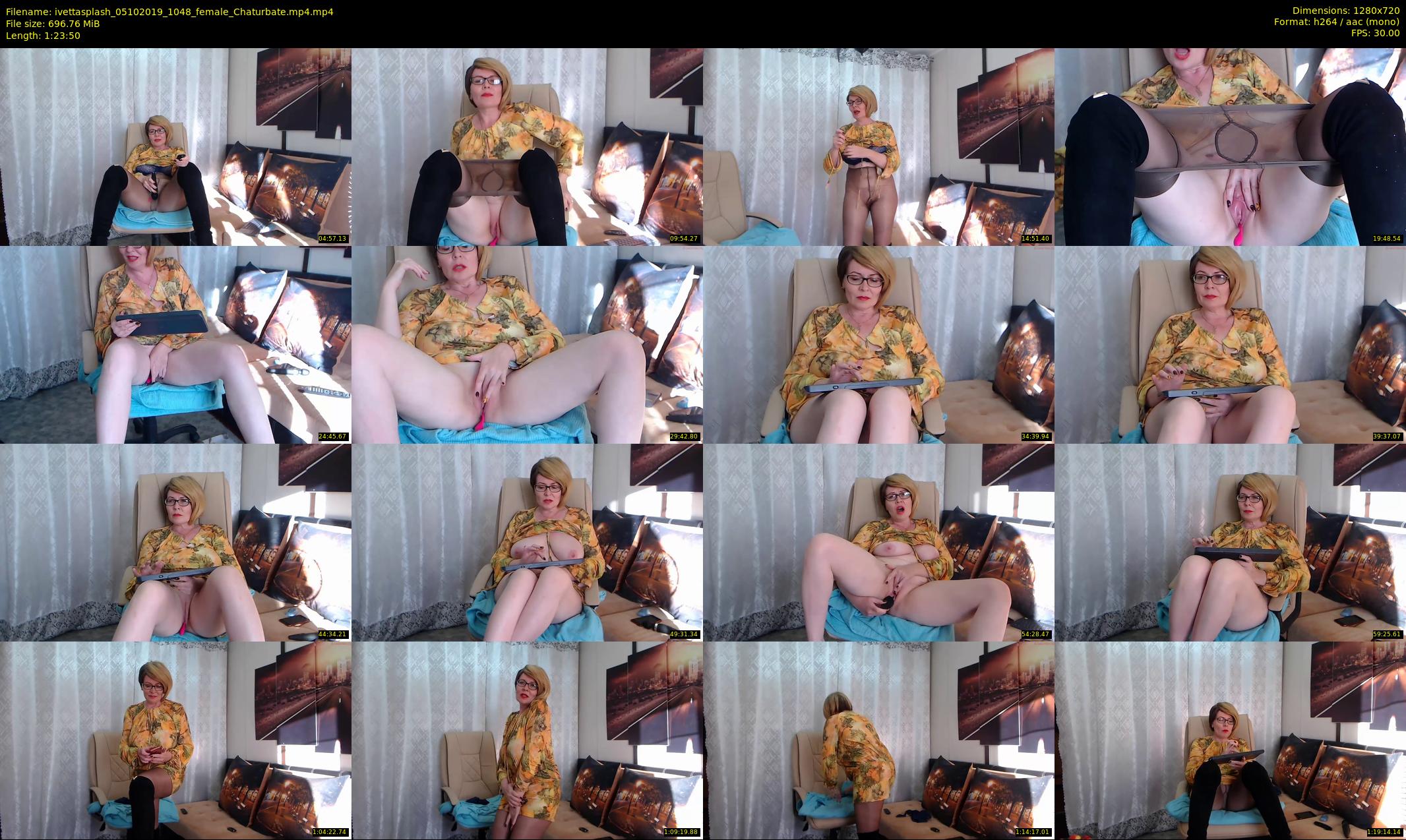 ivettasplash — 84 minute Chaturbate female cam show recording, 720p, Oct 5, 2019