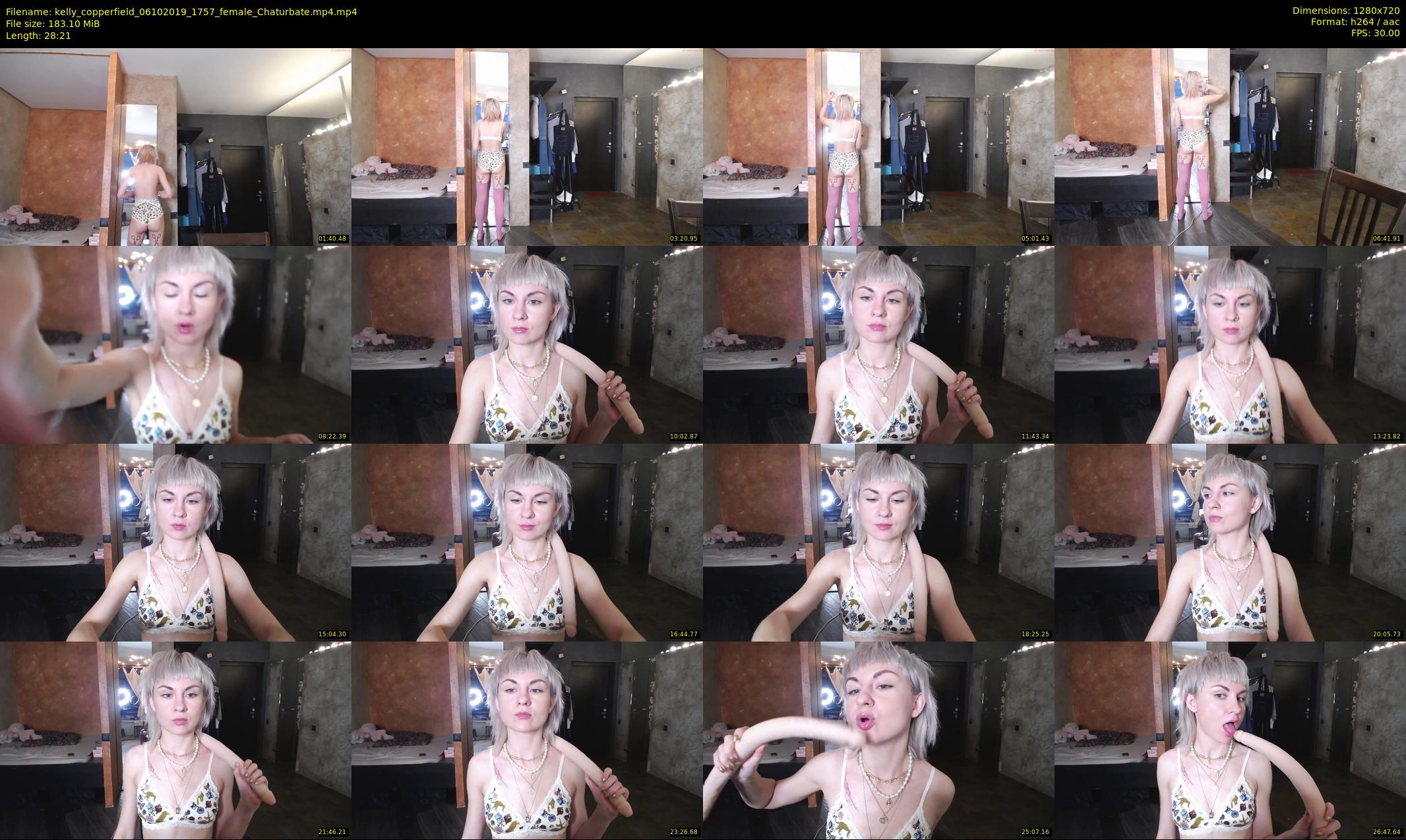 kelly_copperfield — 29 minute Chaturbate female cam show recording, 720p, Oct 6, 2019