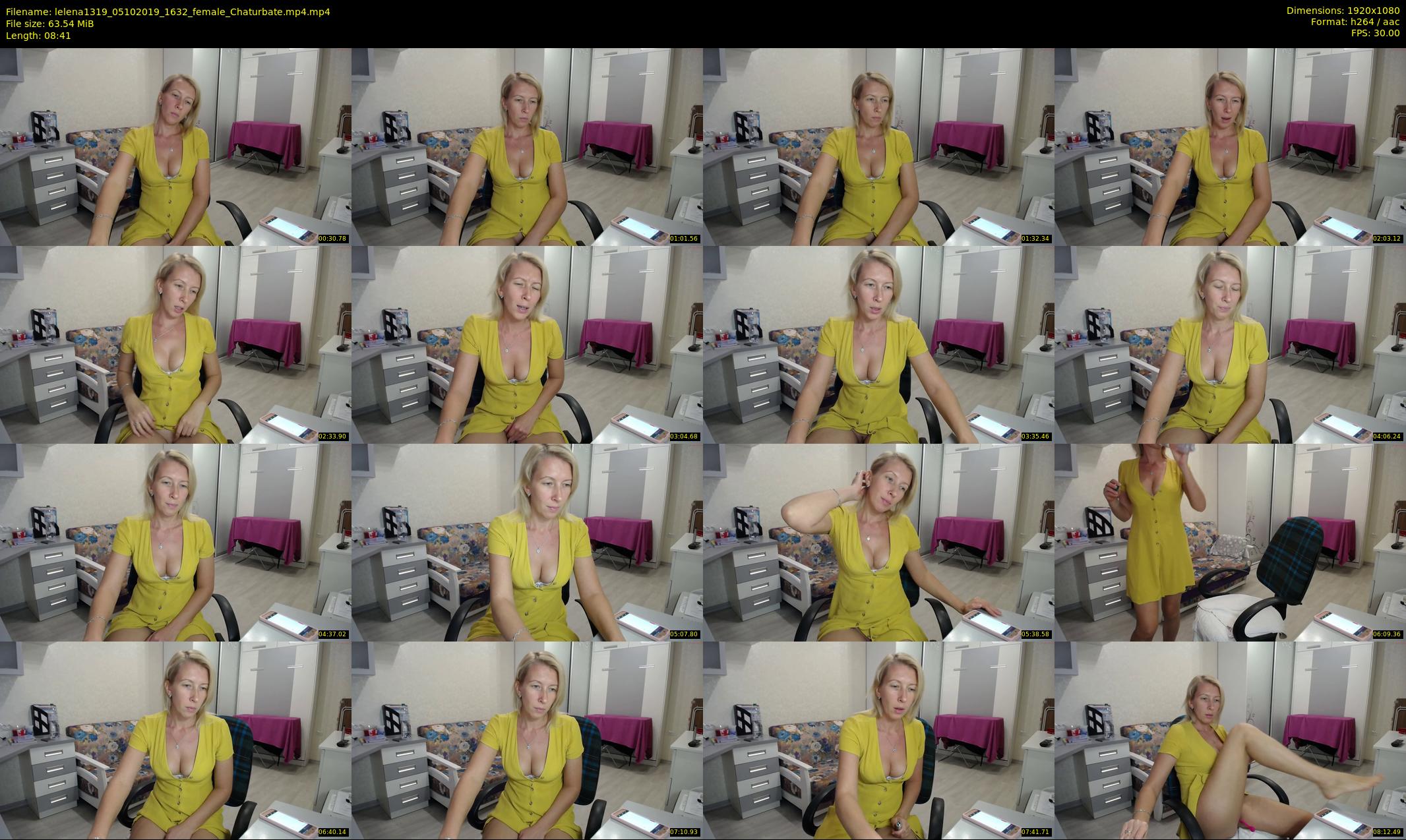 lelena1319 — 9 minute Chaturbate female cam show recording, 1080p, Oct 5, 2019
