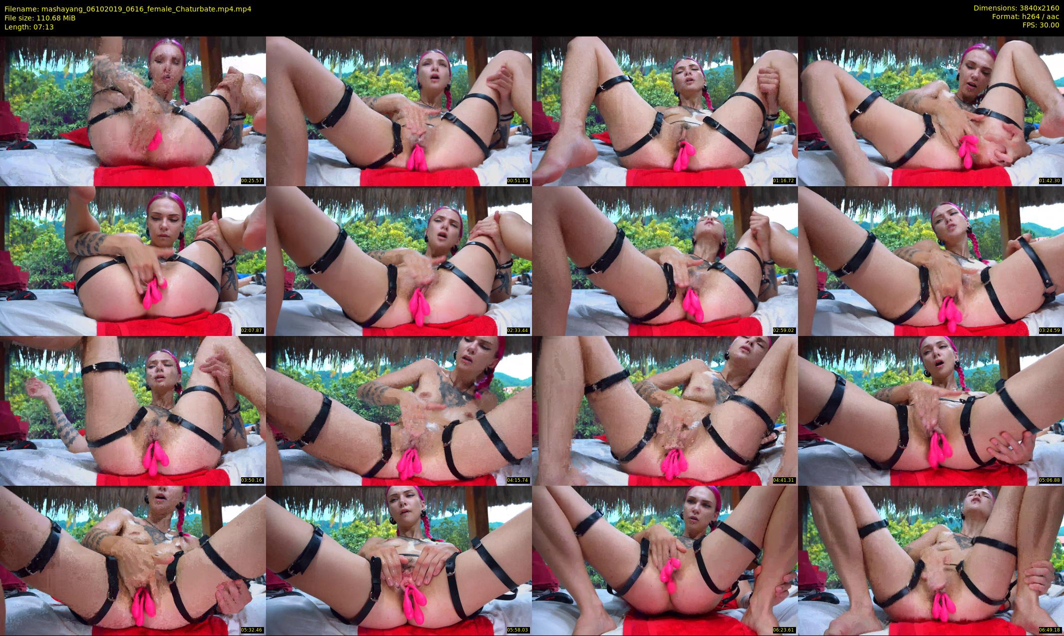 mashayang — 8 minute Chaturbate female cam show recording, 4K, Oct 6, 2019