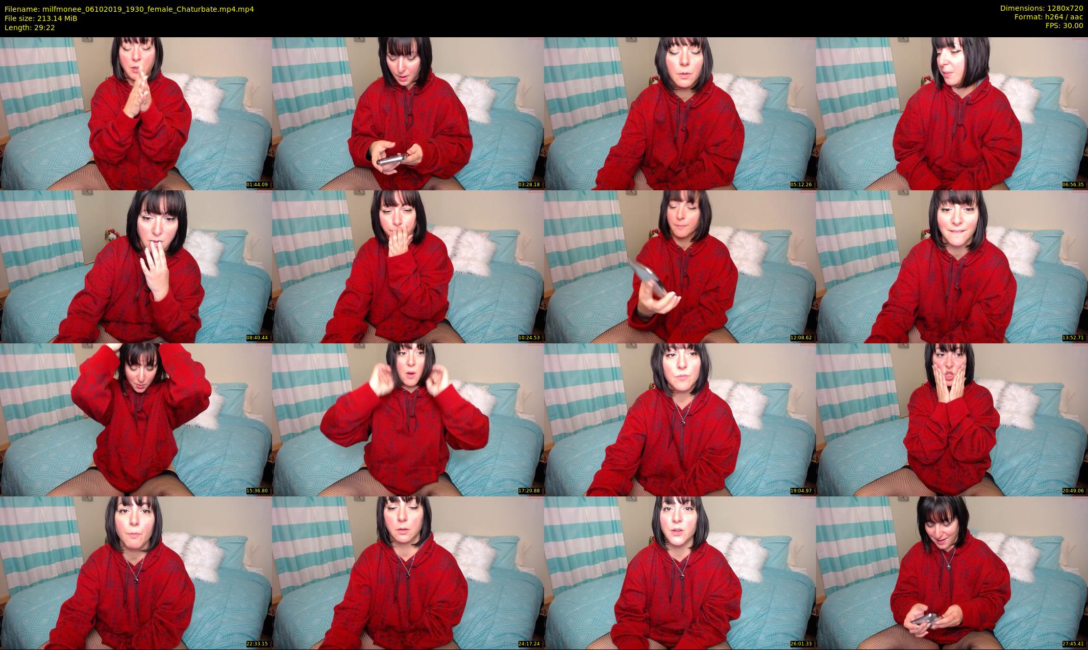 milfmonee — 30 minute Chaturbate female cam show recording, 720p, Oct 6, 2019