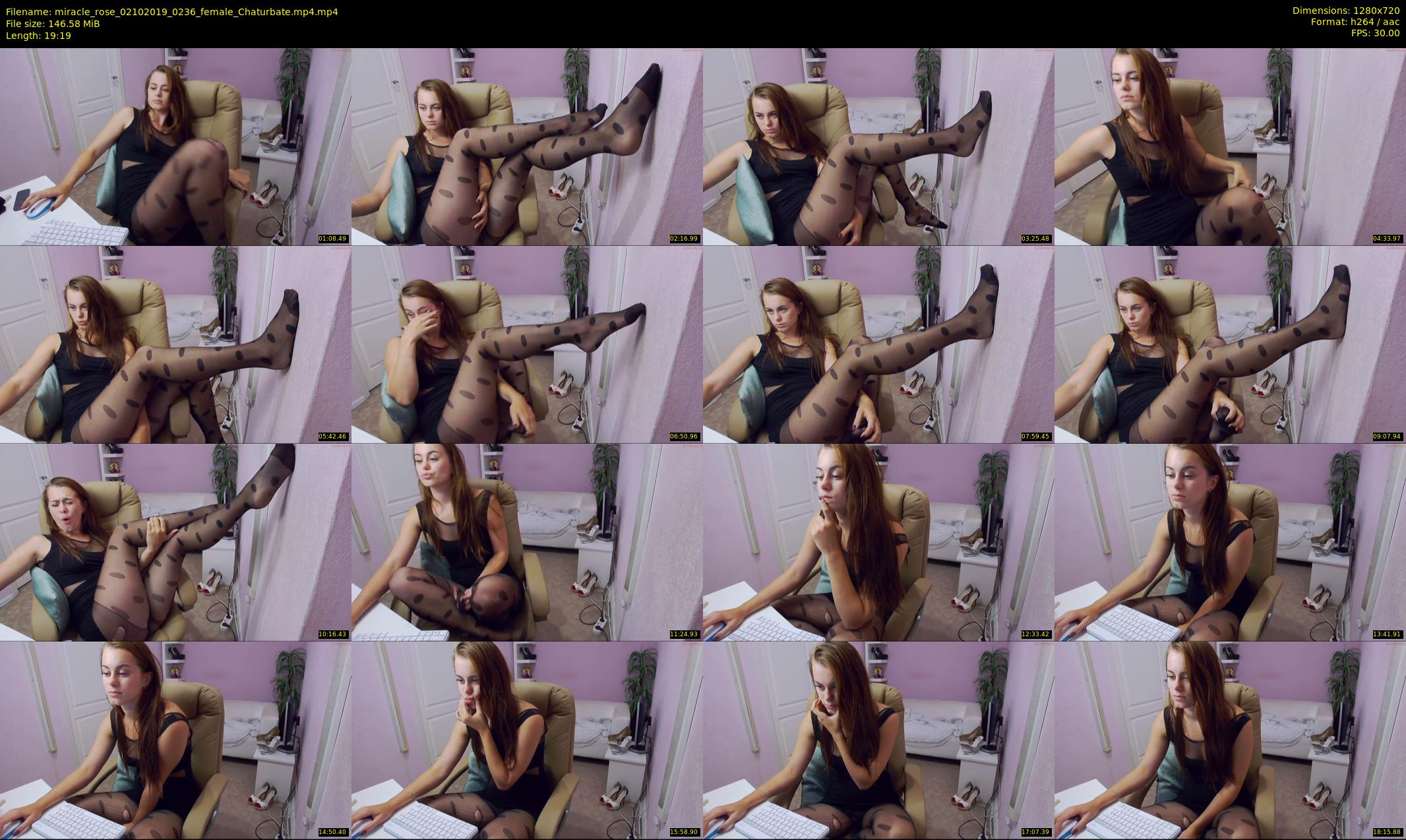 miracle_rose — 20 minute Chaturbate female cam show recording, 720p, Oct 2, 2019