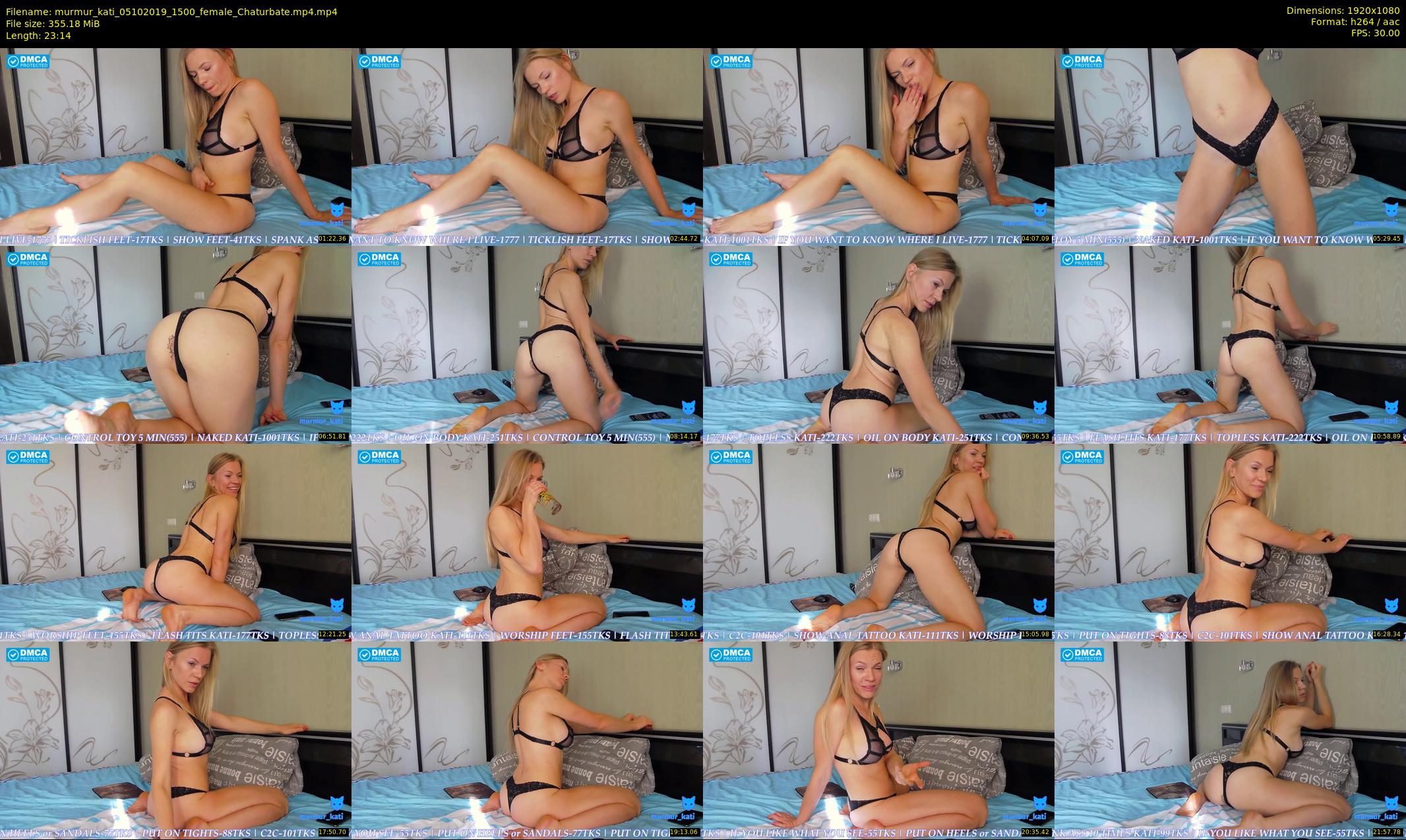 murmur_kati — 24 minute Chaturbate female cam show recording, 1080p, Oct 5, 2019
