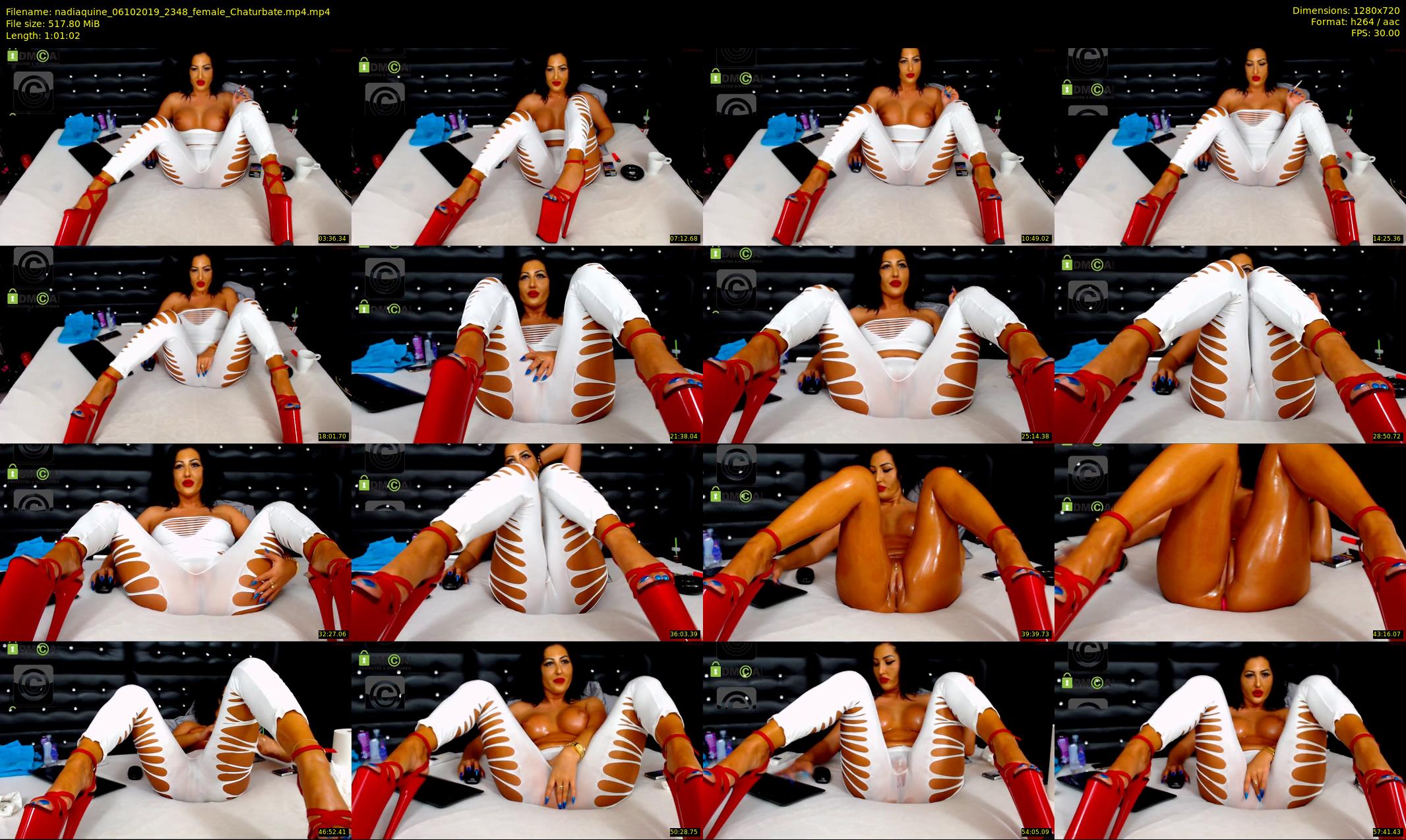nadiaquine — 62 minute Chaturbate female cam show recording, 720p, Oct 6, 2019