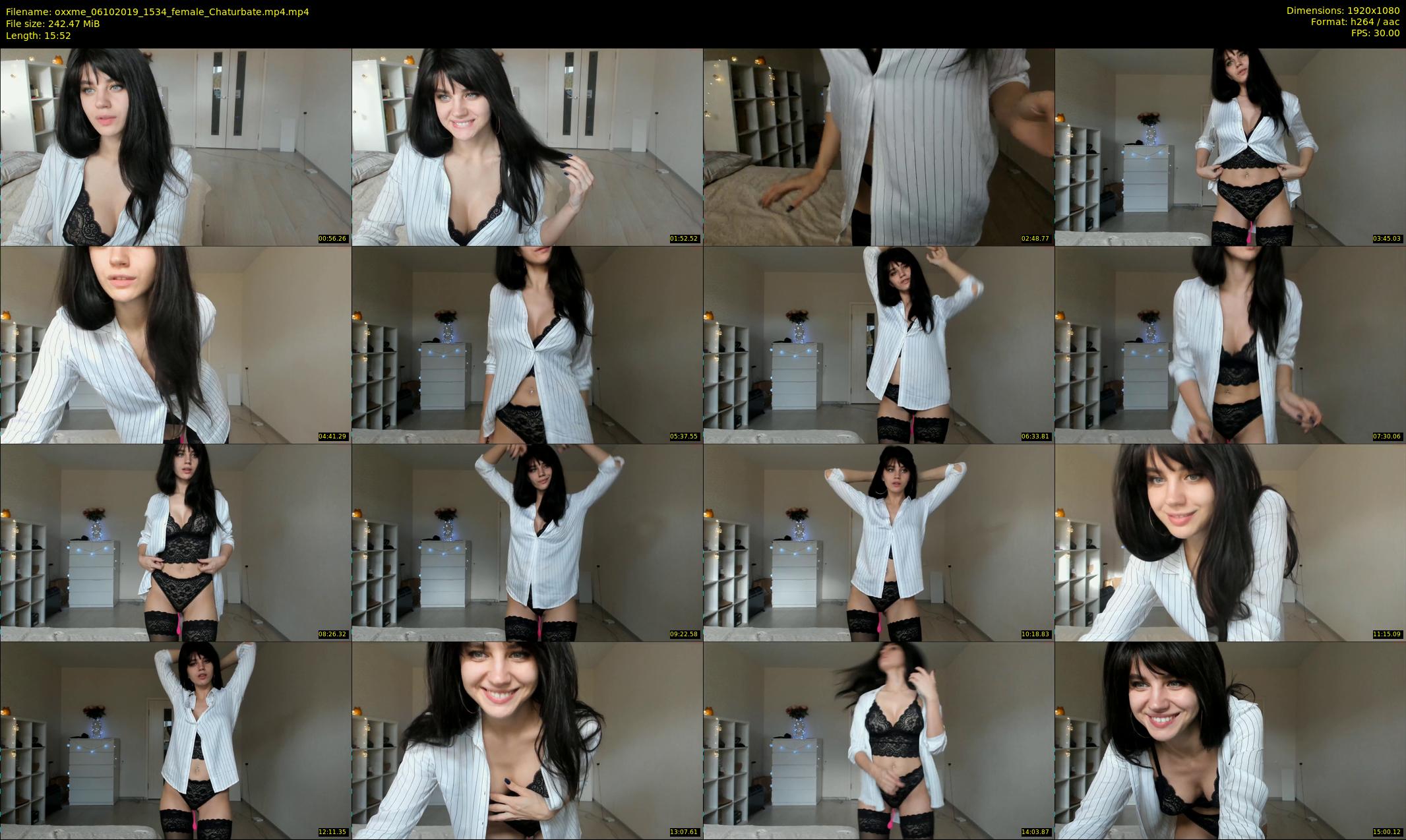 oxxme — 16 minute Chaturbate female cam show recording, 1080p, Oct 6, 2019