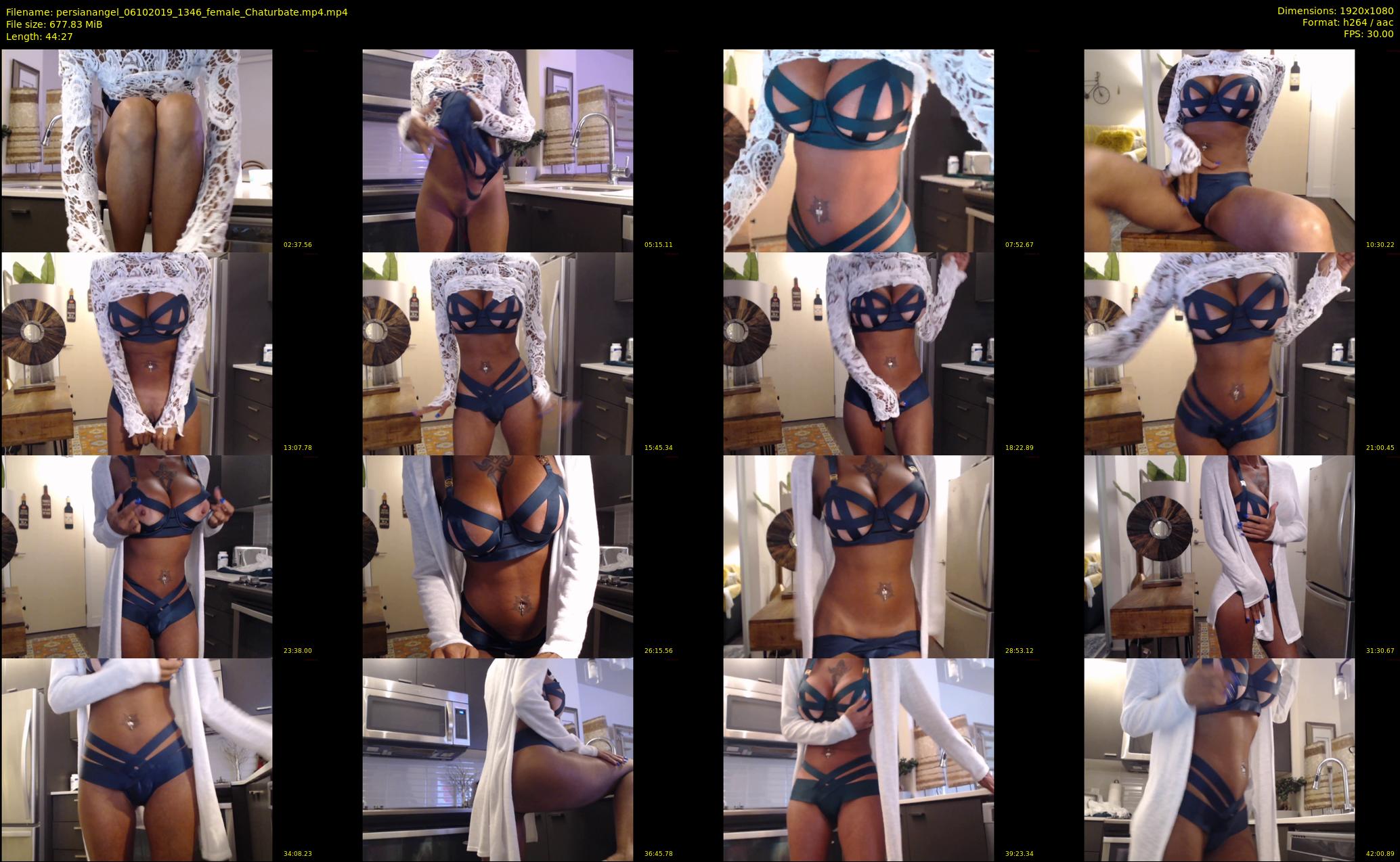 persianangel — 45 minute Chaturbate female cam show recording, 1080p, Oct 6, 2019