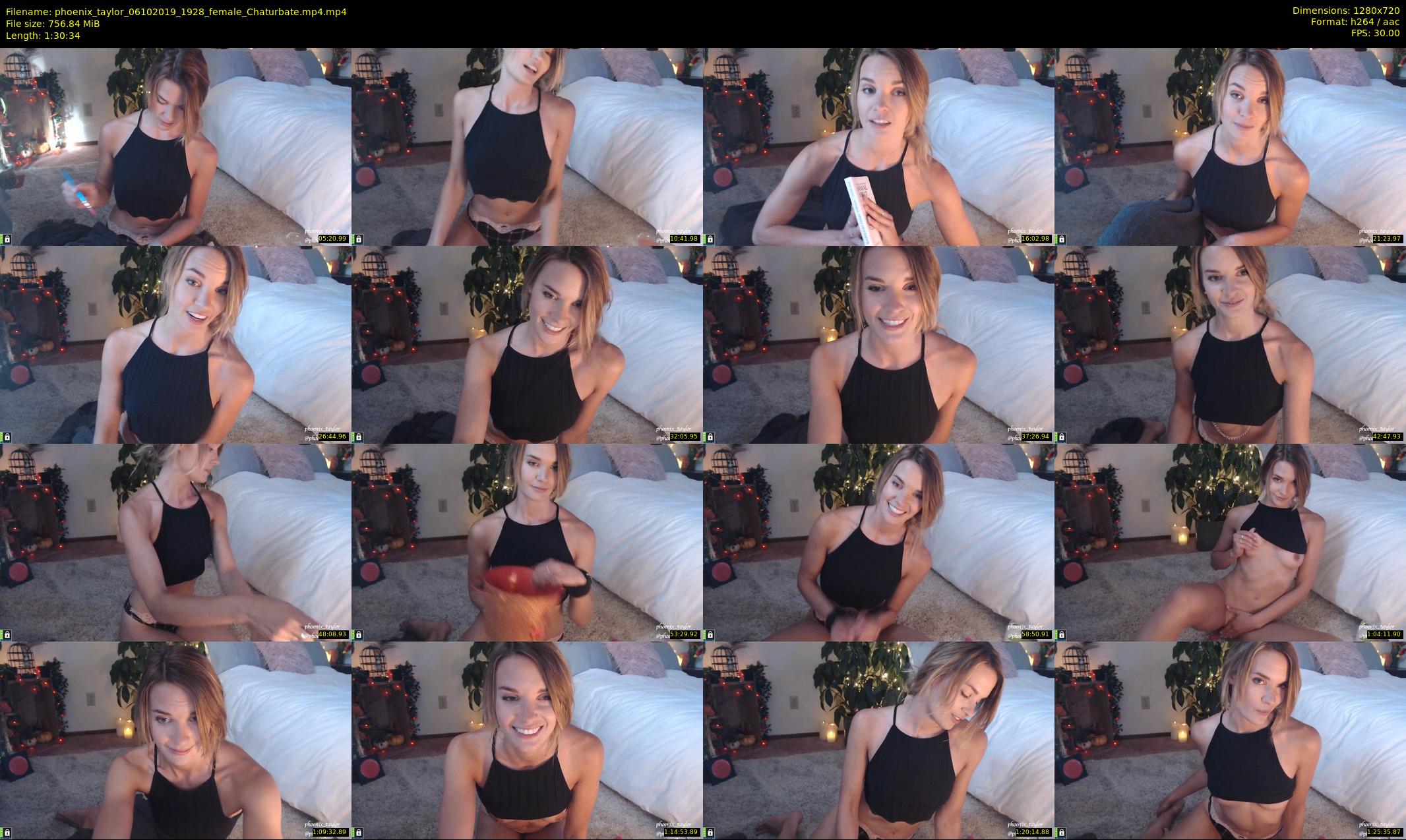 phoenix_taylor — 91 minute Chaturbate female cam show recording, 720p, Oct 6, 2019