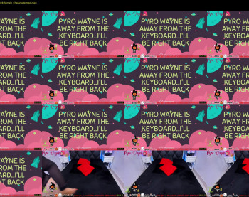 pyrowayne — 8 minute Chaturbate female cam show recording, 720p, Oct 6, 2019
