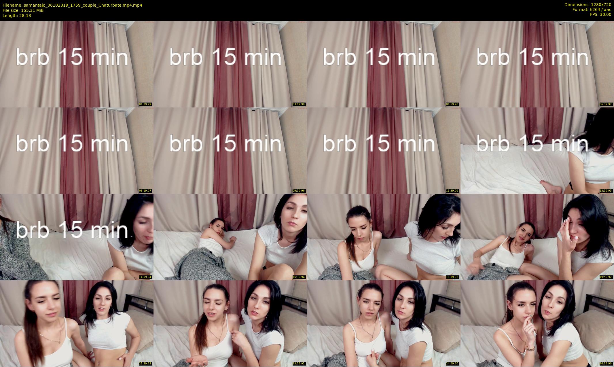 samantajo — 29 minute Chaturbate female cam show recording, 720p, Oct 6, 2019