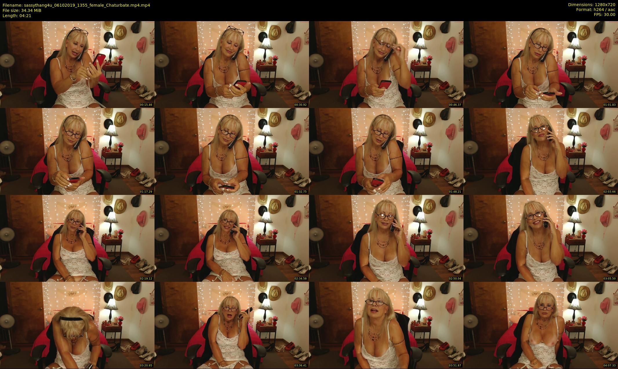 sassythang4u — 5 minute Chaturbate female cam show recording, 720p, Oct 6, 2019