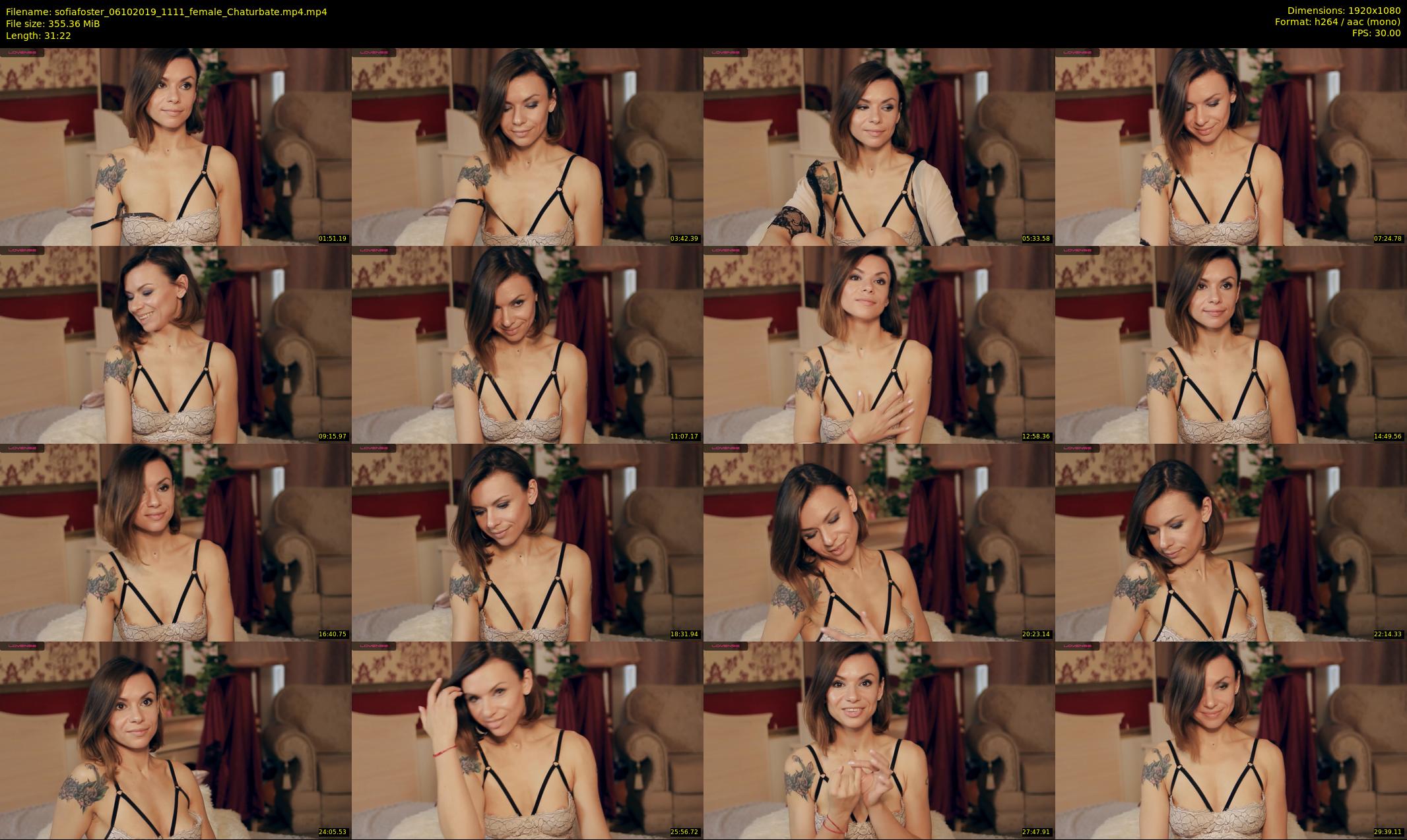 sofiafoster — 32 minute Chaturbate female cam show recording, 1080p, Oct 6, 2019