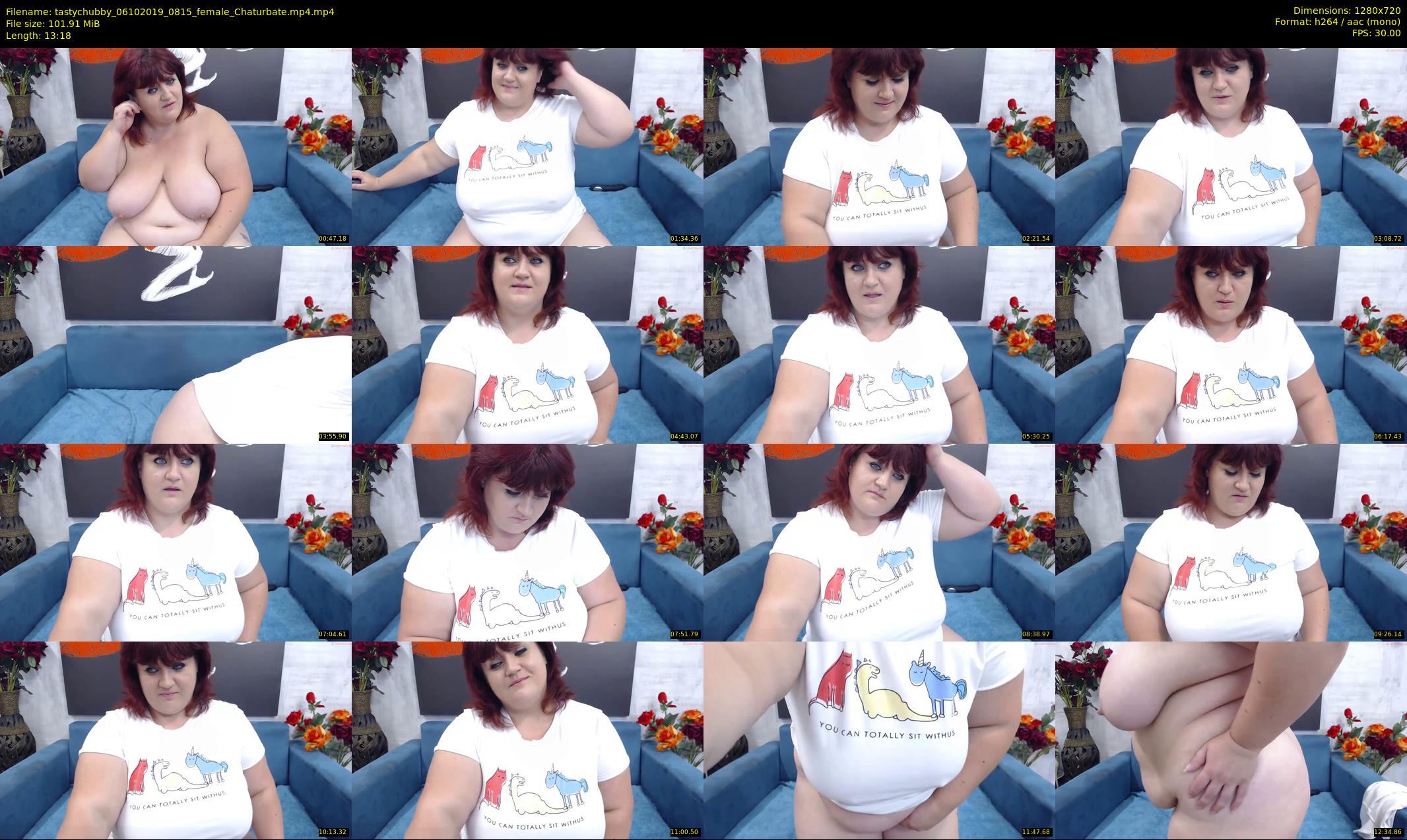 tastychubby — 14 minute Chaturbate female cam show recording, 720p, Oct 6, 2019