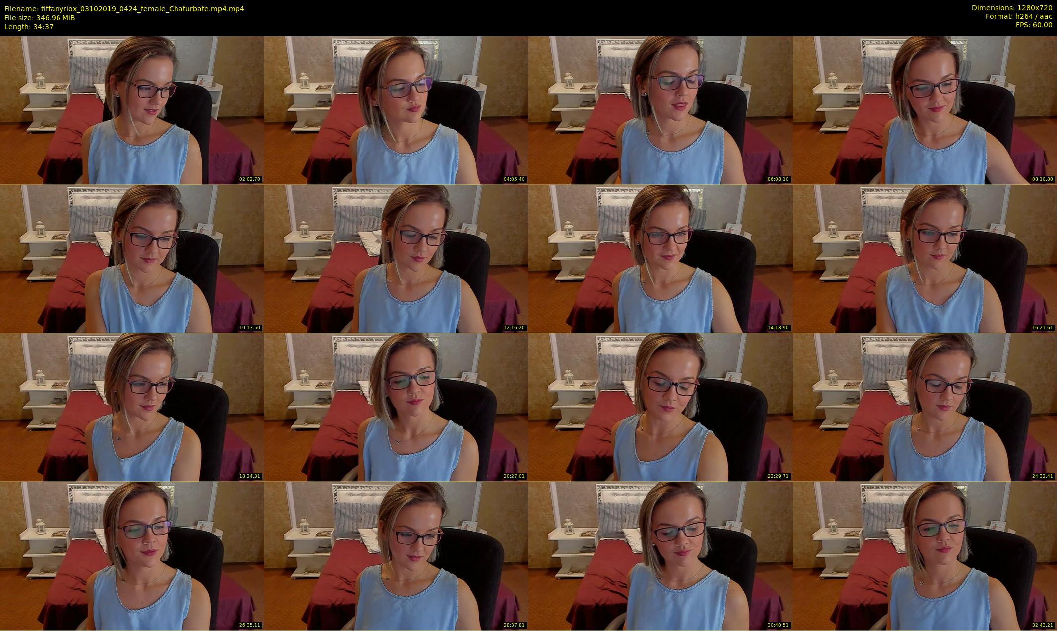 tiffanyriox — 35 minute Chaturbate female cam show recording, 720p, Oct 3, 2019