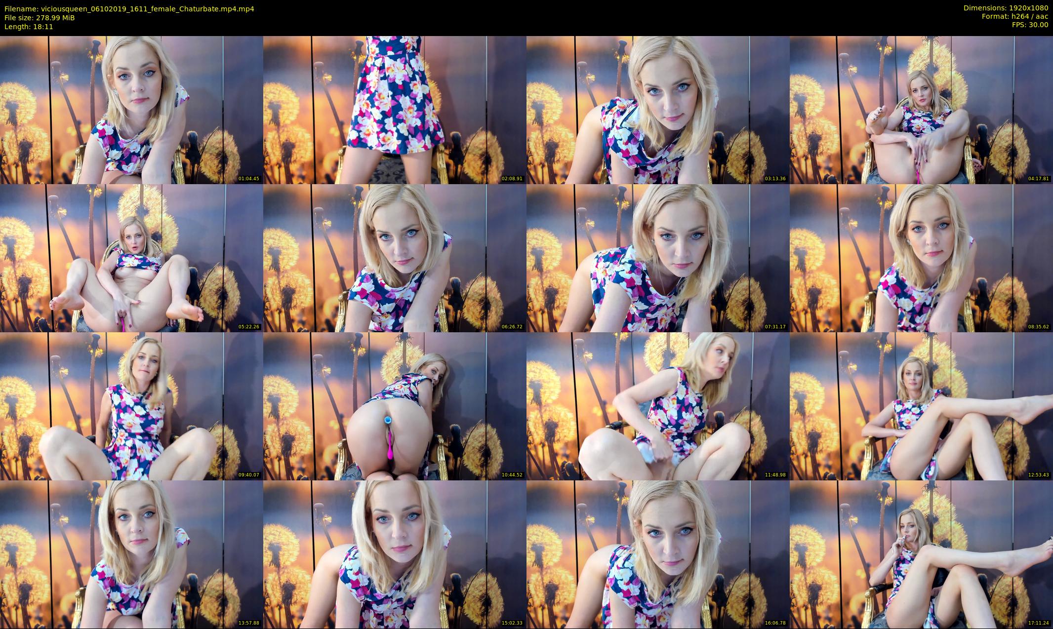viciousqueen — 19 minute Chaturbate female cam show recording, 1080p, Oct 6, 2019