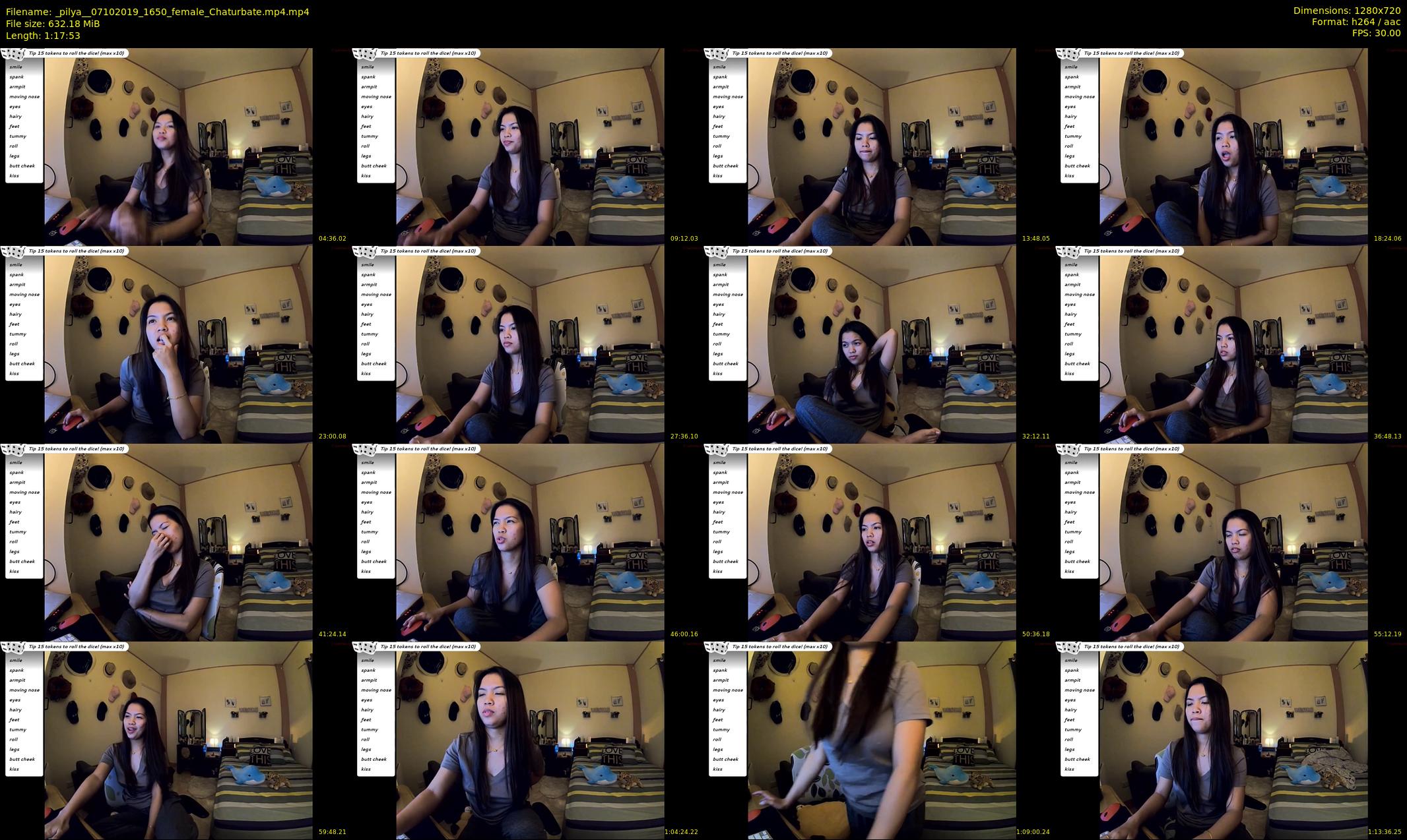_pilya_ — 78 minute Chaturbate female cam show recording, 720p, Oct 7, 2019