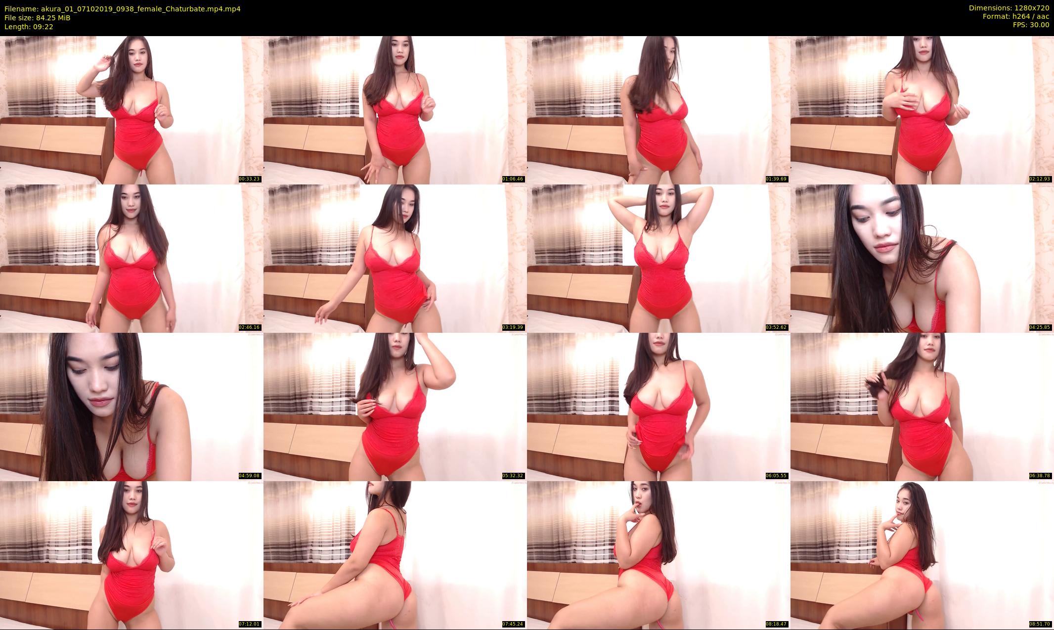 akura_01 — 10 minute Chaturbate female cam show recording, 720p, Oct 7, 2019