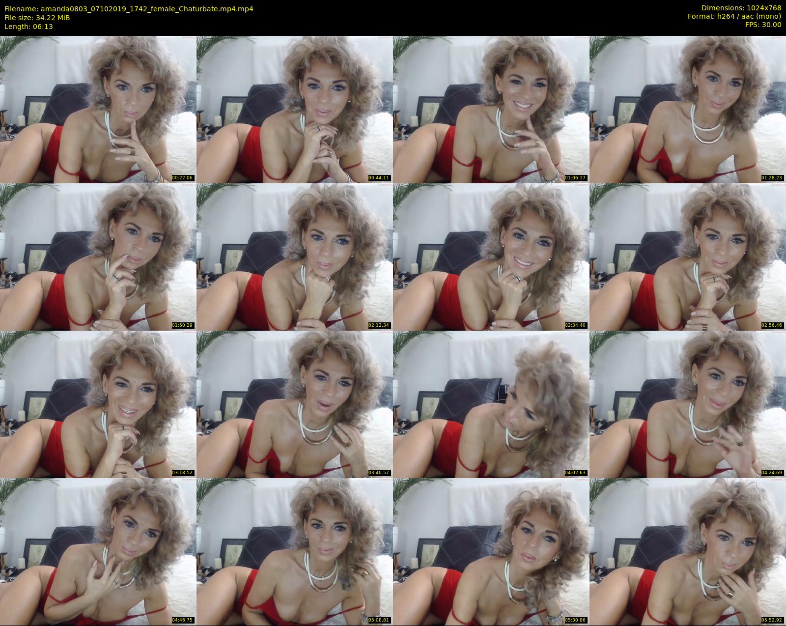 amanda0803 — 7 minute Chaturbate female cam show recording, 720p, Oct 7, 2019