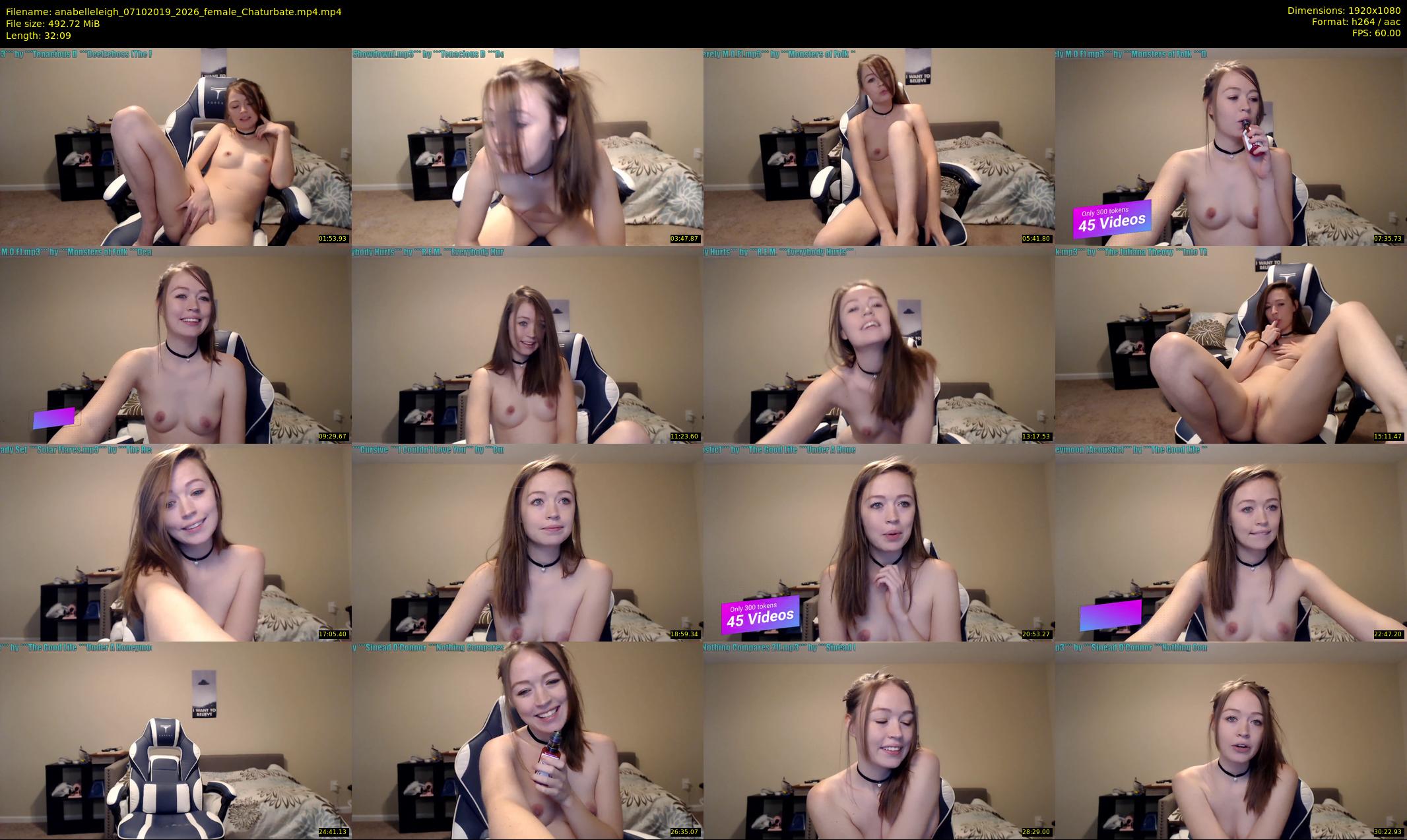 anabelleleigh — 33 minute Chaturbate female cam show recording, 1080p, Oct 7, 2019