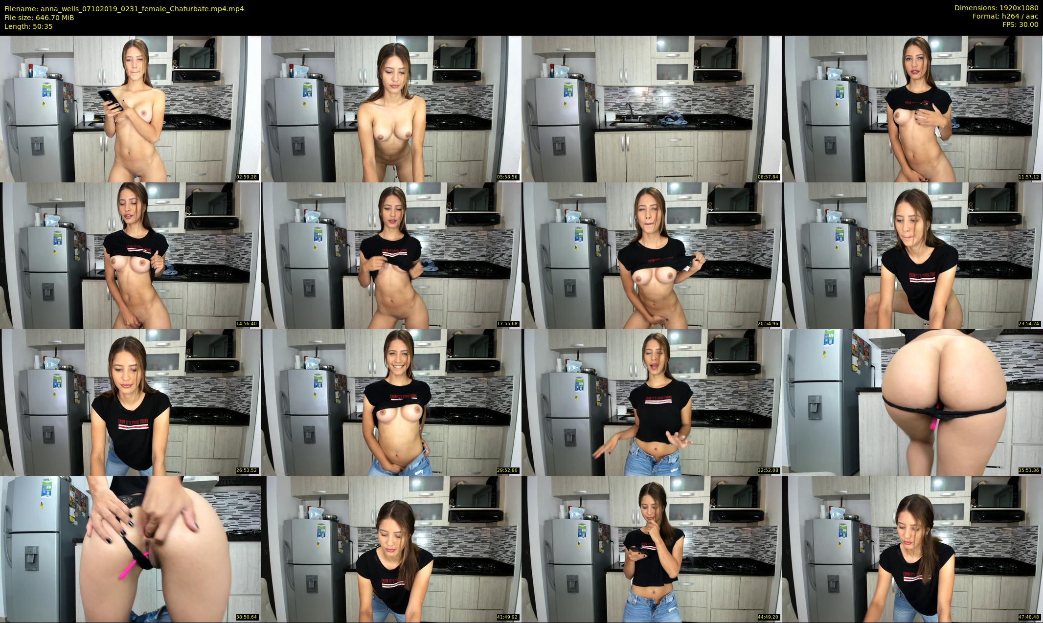 anna_wells — 51 minute Chaturbate female cam show recording, 1080p, Oct 7, 2019