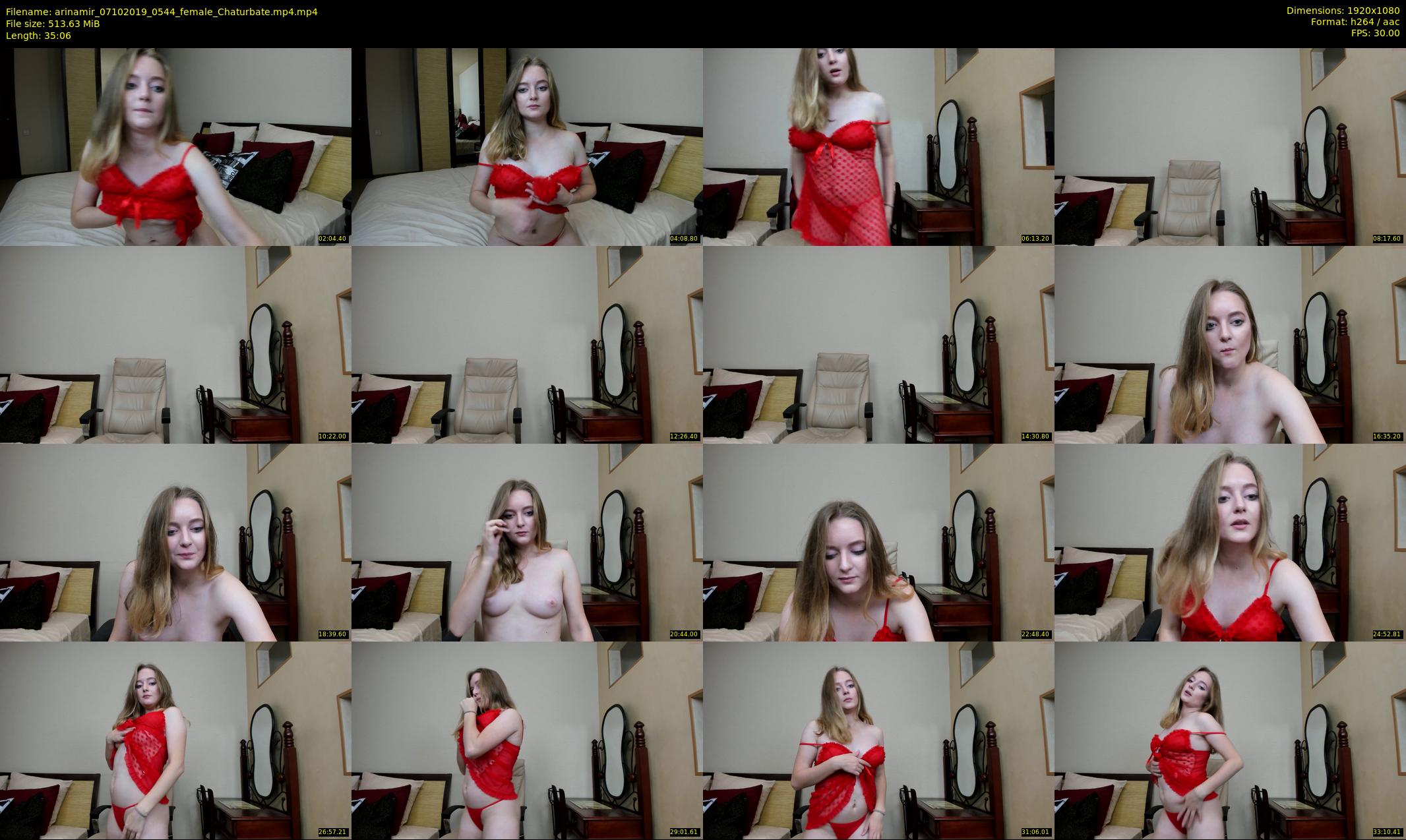 arinamir — 36 minute Chaturbate female cam show recording, 1080p, Oct 7, 2019