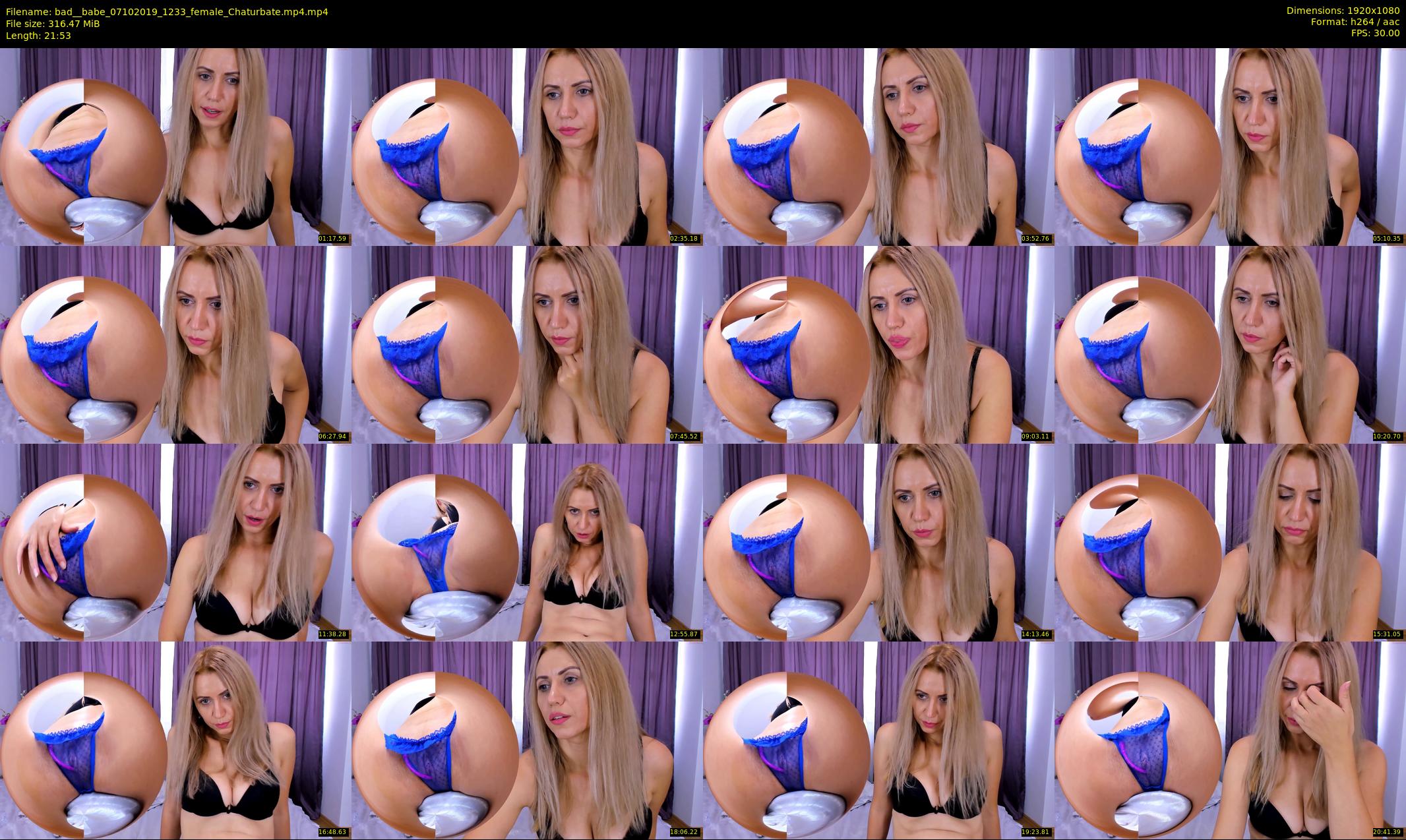 bad__babe — 22 minute Chaturbate female cam show recording, 1080p, Oct 7, 2019
