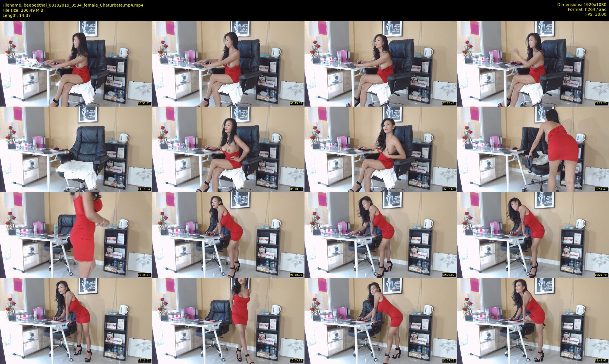 beebeethai — 15 minute Chaturbate female cam show recording, 1080p, Oct 8, 2019