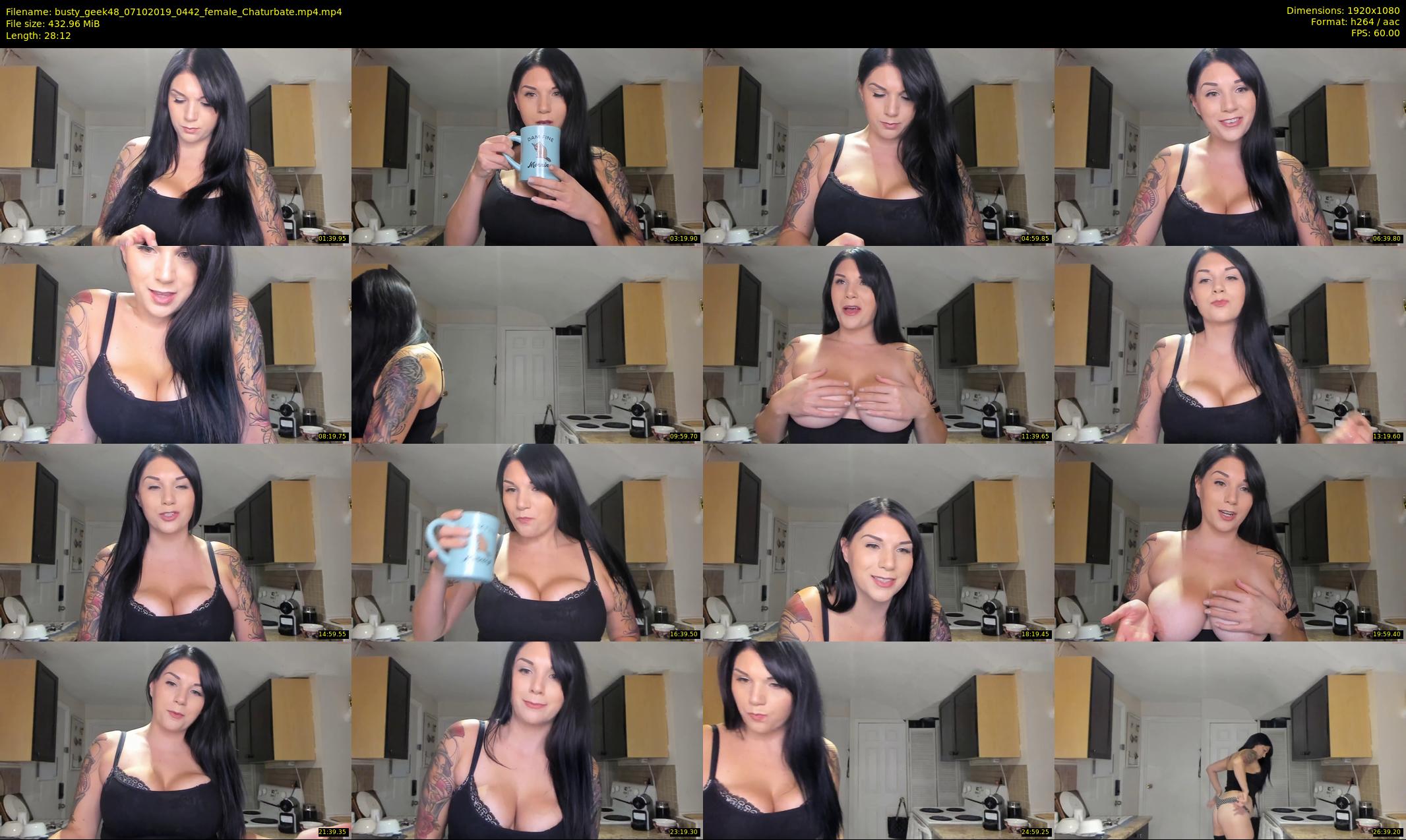 busty_geek48 — 29 minute Chaturbate female cam show recording, 1080p, Oct 7, 2019