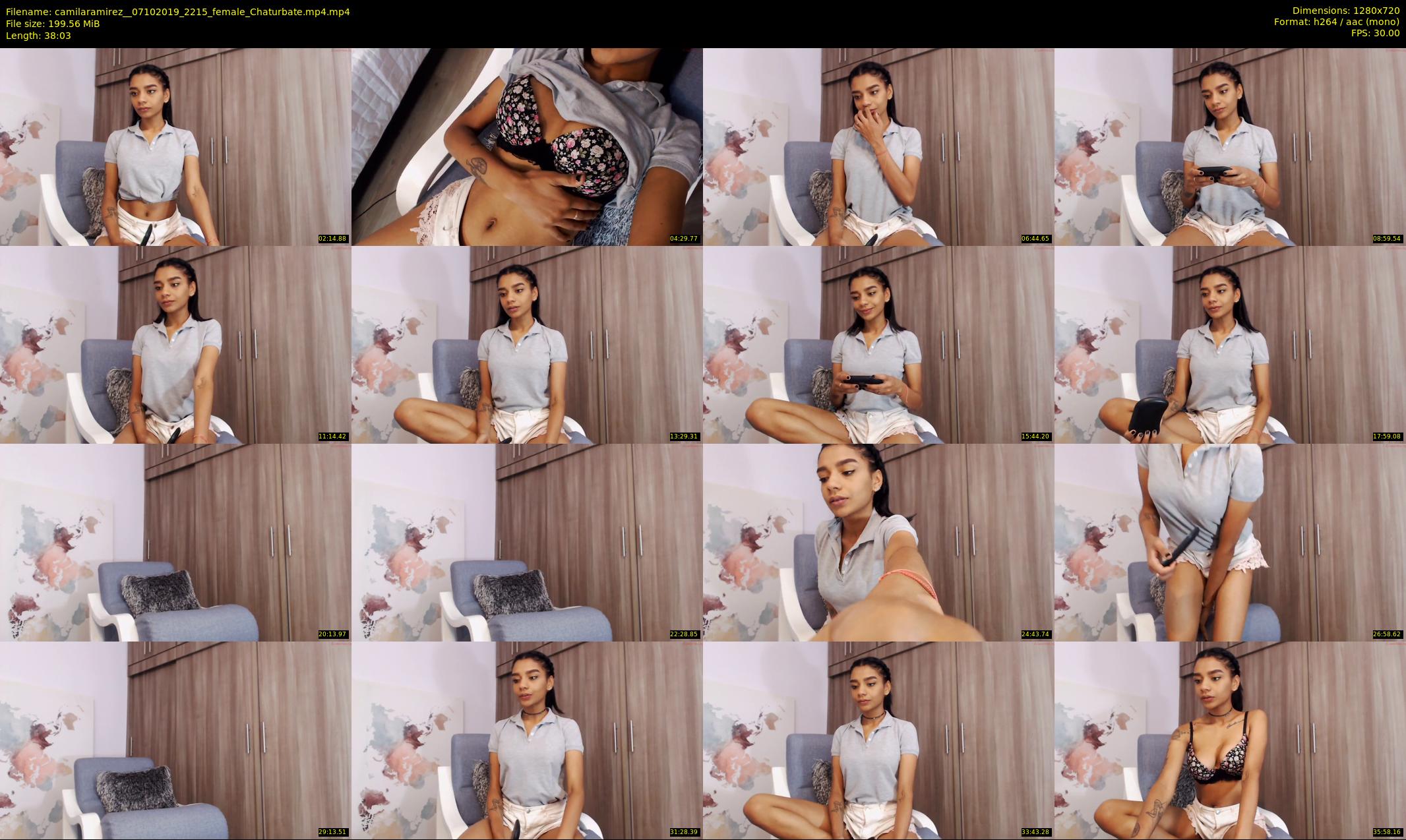 camilaramirez_ — 39 minute Chaturbate female cam show recording, 720p, Oct 7, 2019