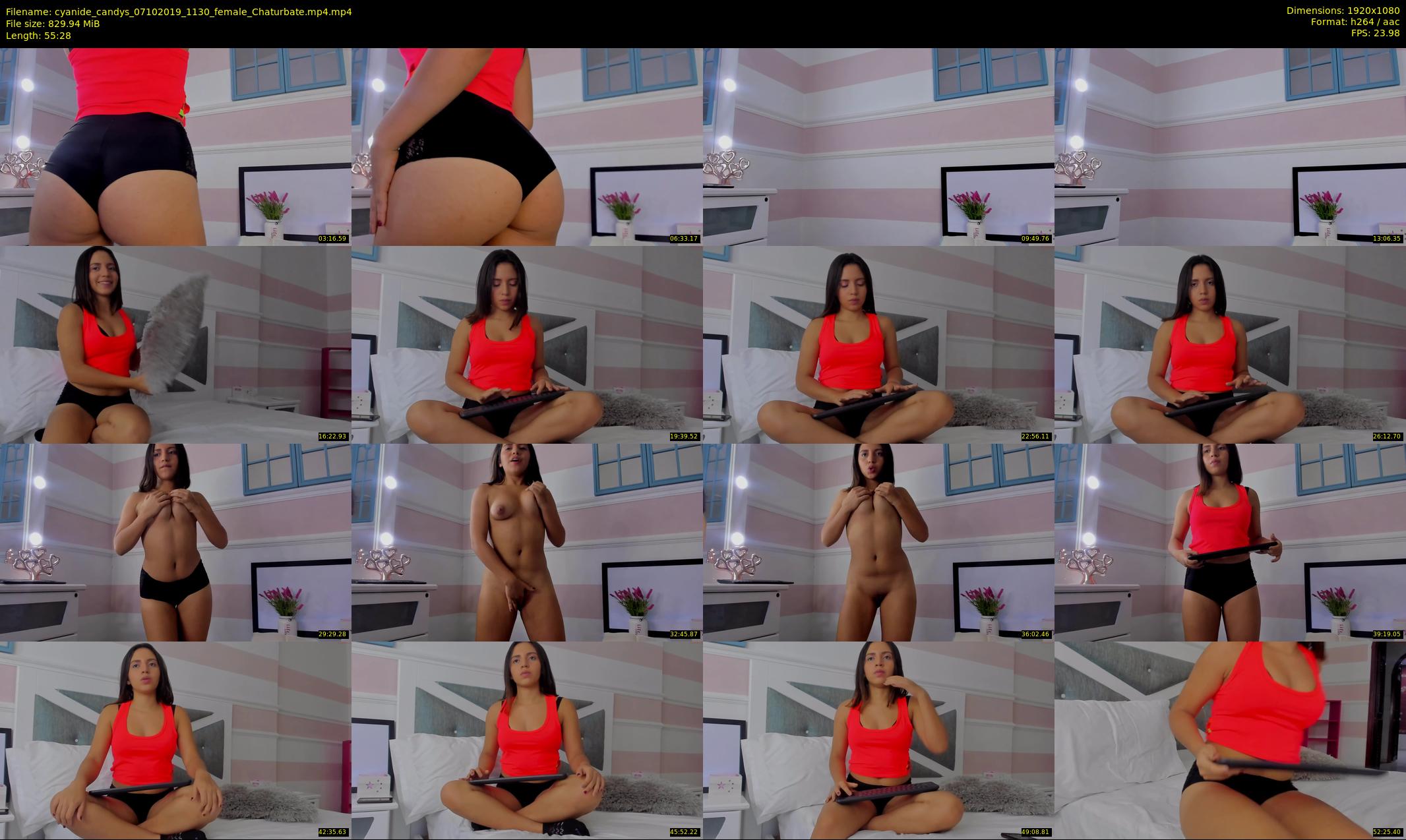 cyanide_candys — 56 minute Chaturbate female cam show recording, 1080p, Oct 7, 2019