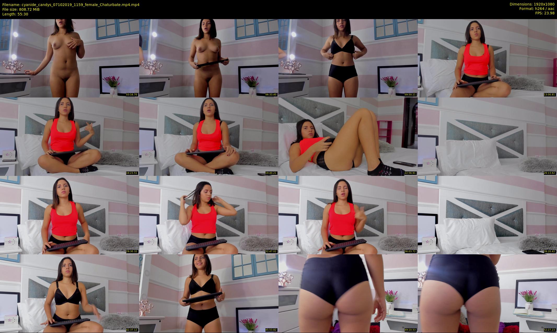 cyanide_candys — 56 minute Chaturbate female cam show recording, 1080p, Oct 7, 2019