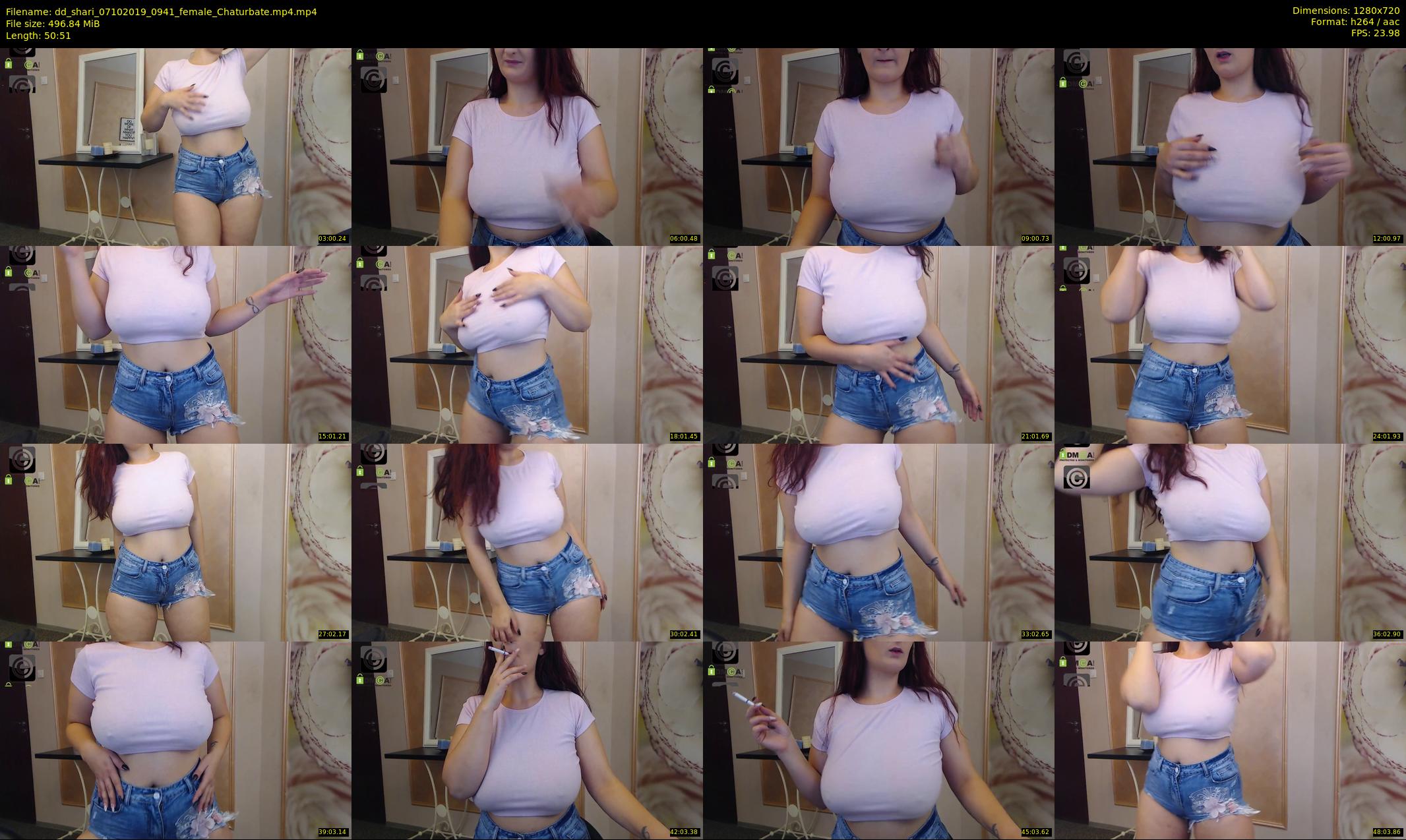 dd_shari — 51 minute Chaturbate female cam show recording, 720p, Oct 7, 2019