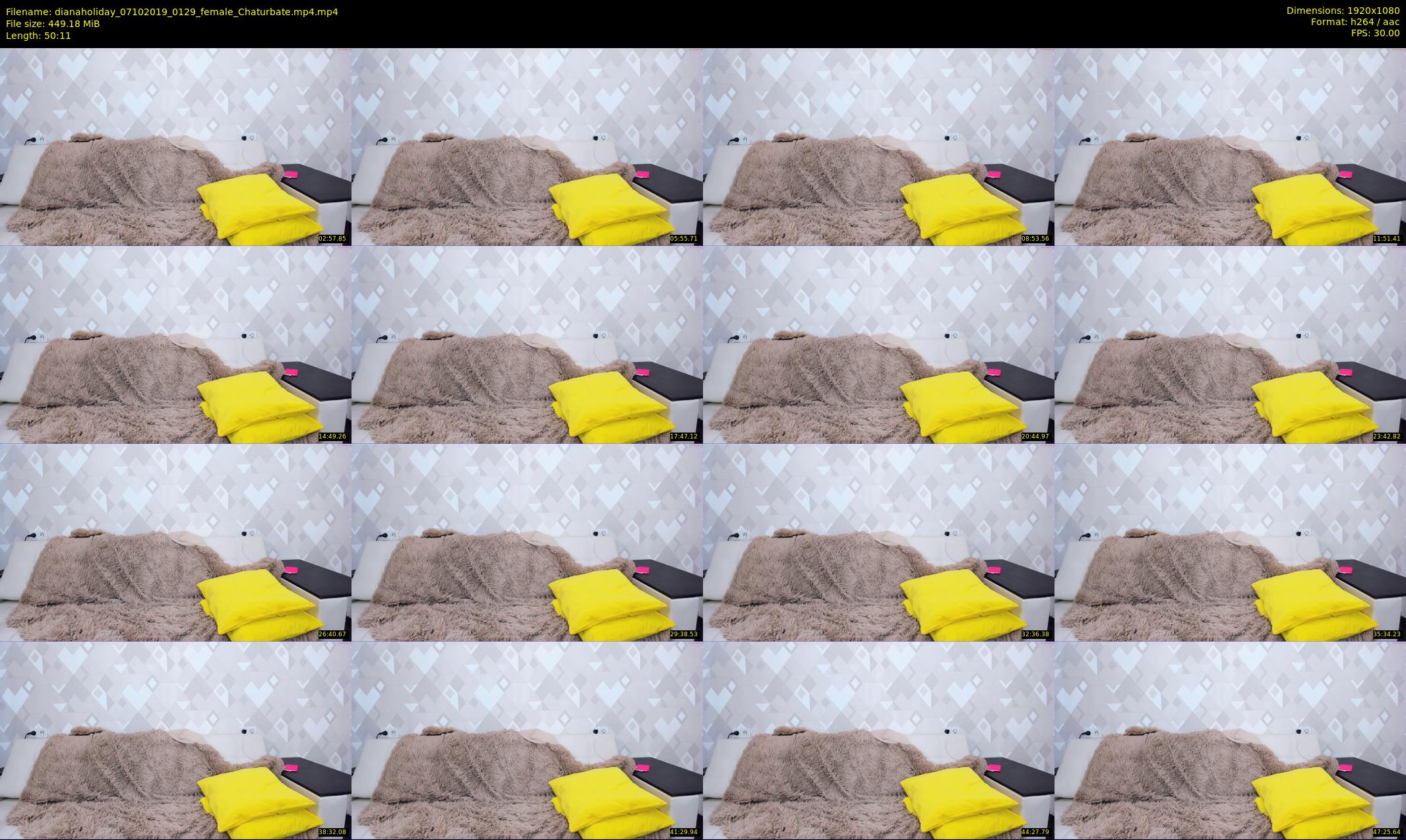 dianaholiday — 51 minute Chaturbate female cam show recording, 1080p, Oct 7, 2019