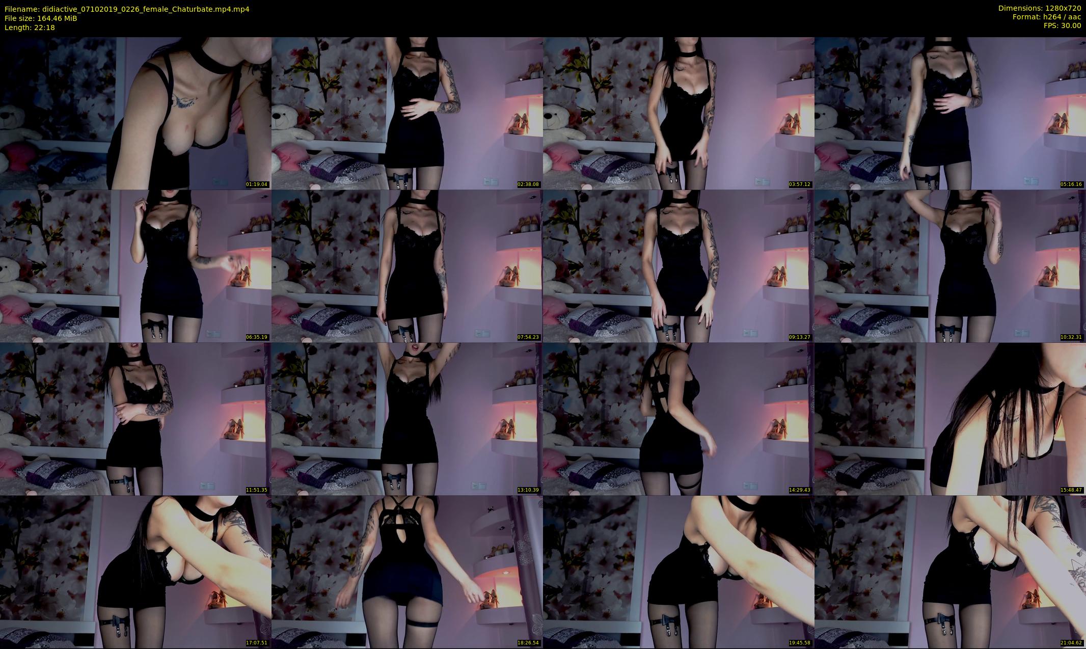 didiactive — 23 minute Chaturbate female cam show recording, 720p, Oct 7, 2019