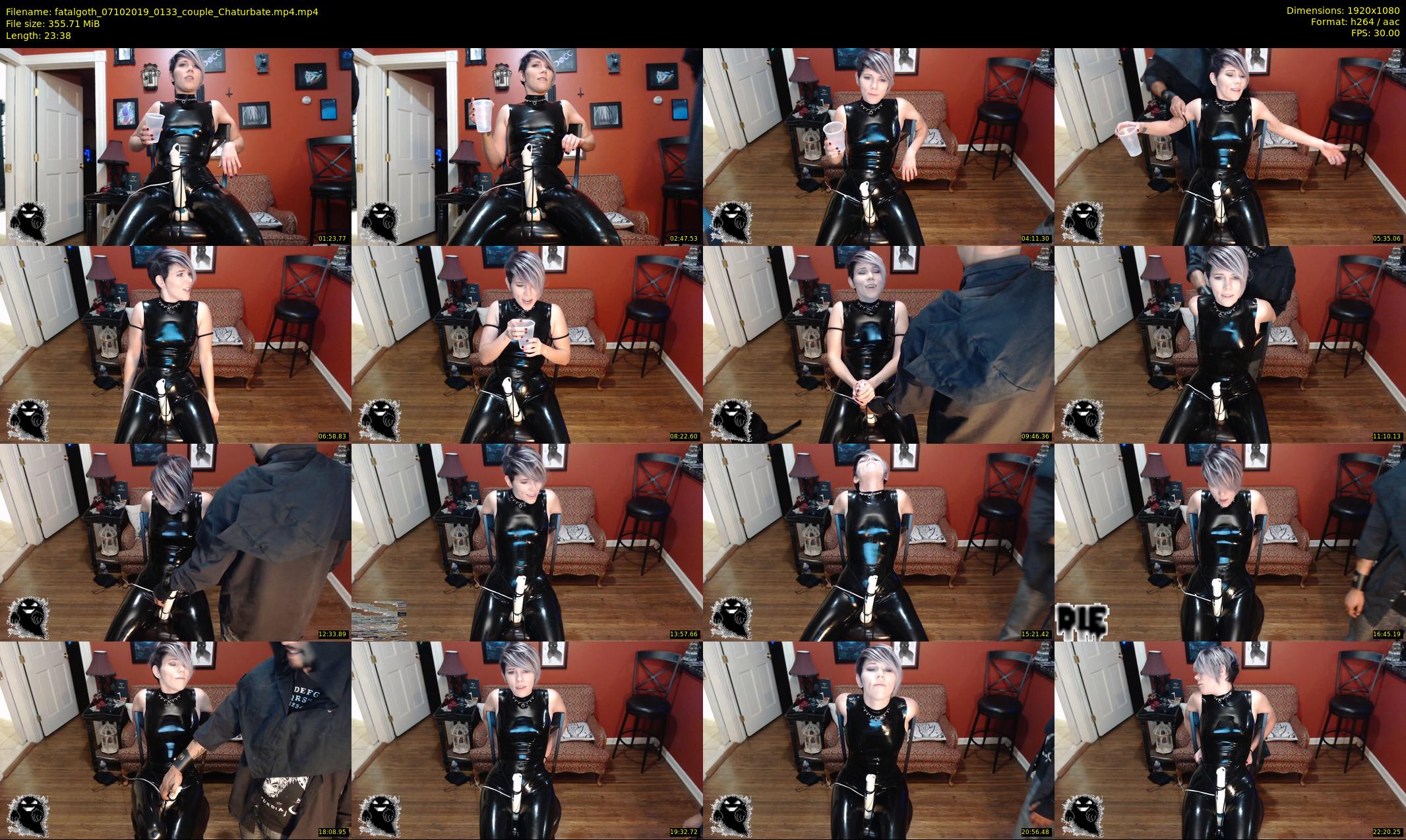 fatalgoth — 24 minute Chaturbate couple cam show recording, 1080p, Oct 7, 2019