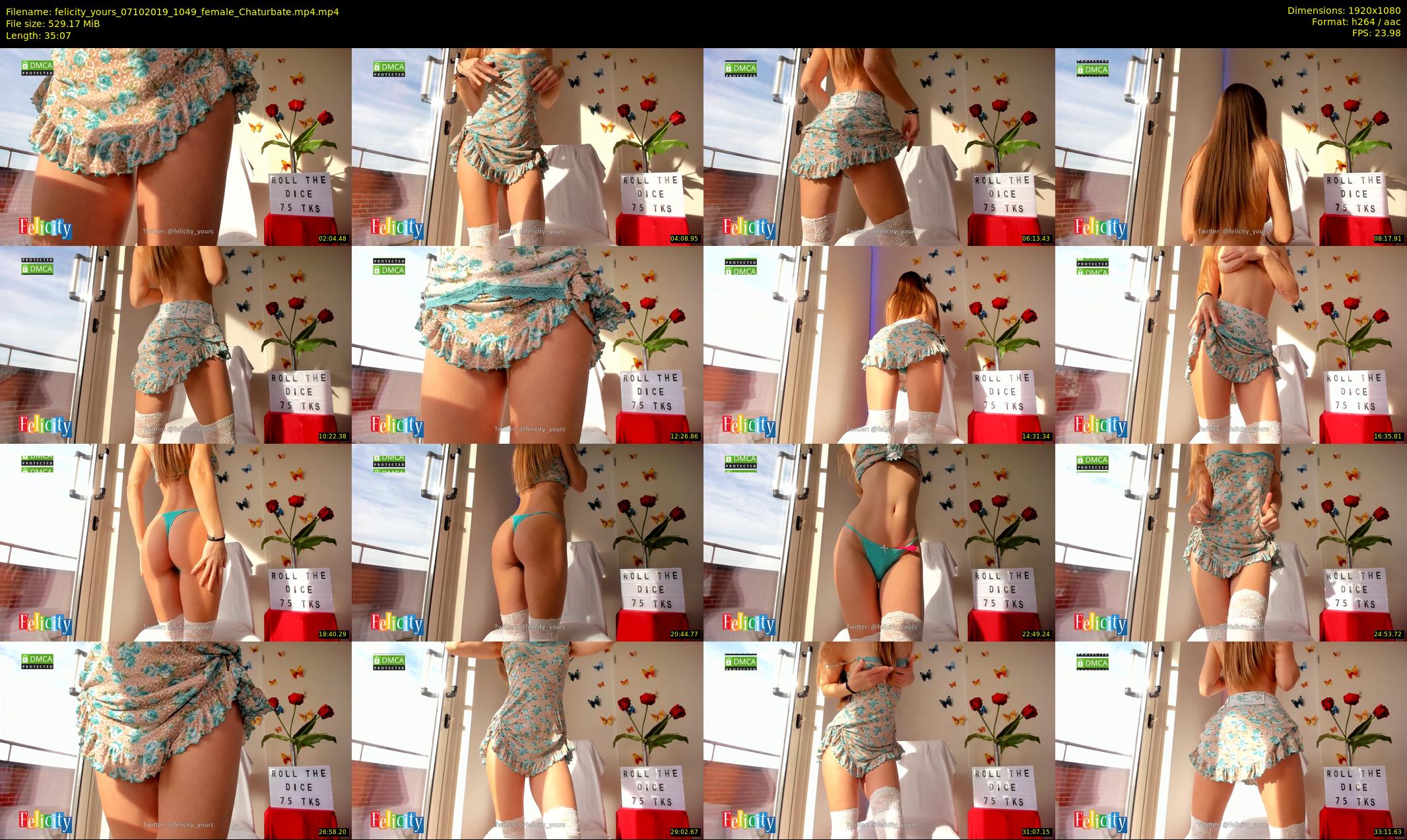 felicity_yours — 36 minute Chaturbate female cam show recording, 1080p, Oct 7, 2019