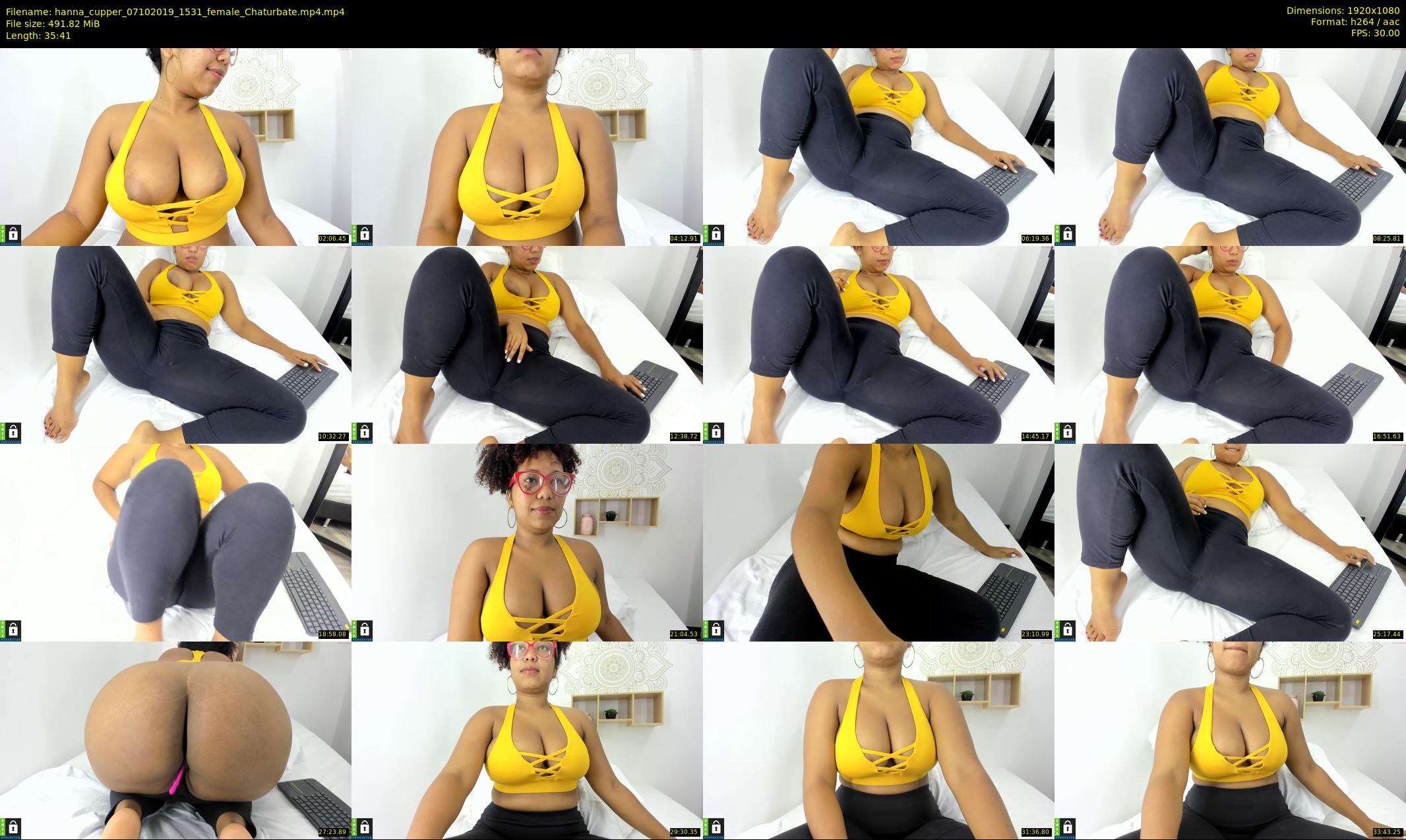 hanna_cupper — 36 minute Chaturbate female cam show recording, 1080p, Oct 7, 2019