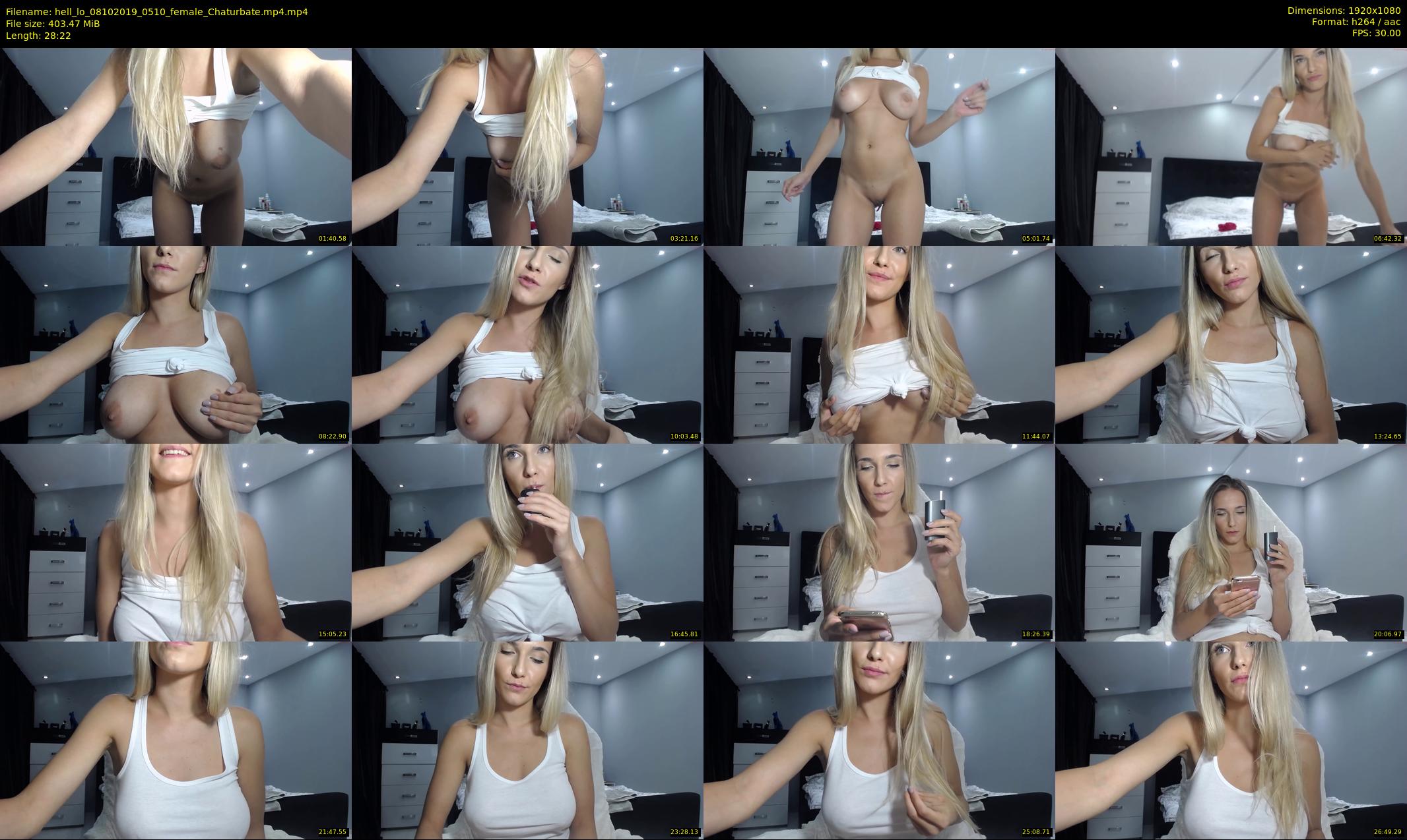 hell_lo — 29 minute Chaturbate female cam show recording, 1080p, Oct 8, 2019