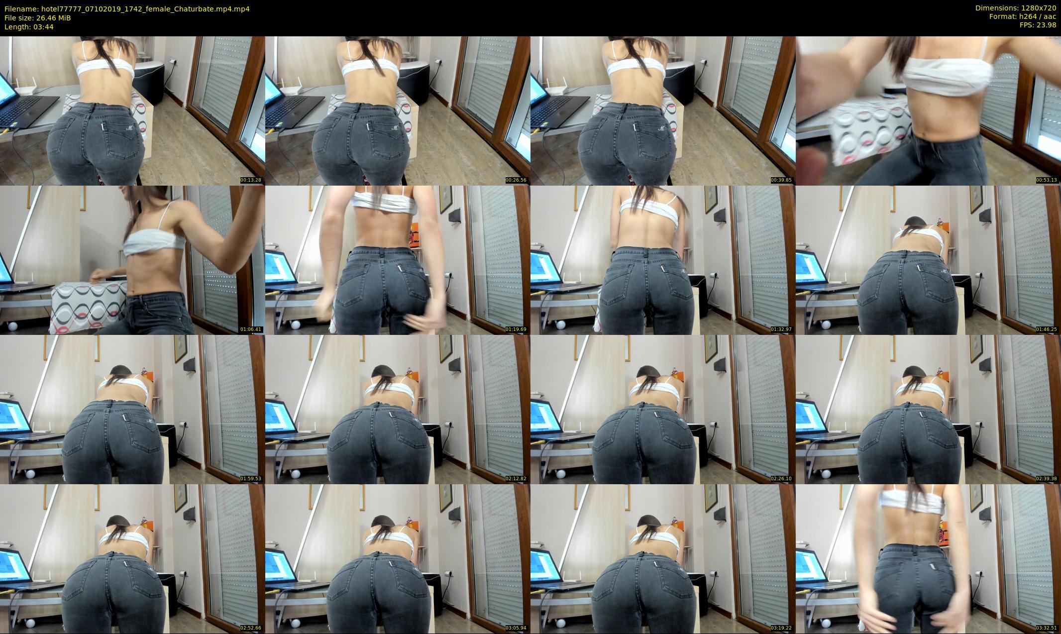 hotel77777 — 4 minute Chaturbate female cam show recording, 720p, Oct 7, 2019