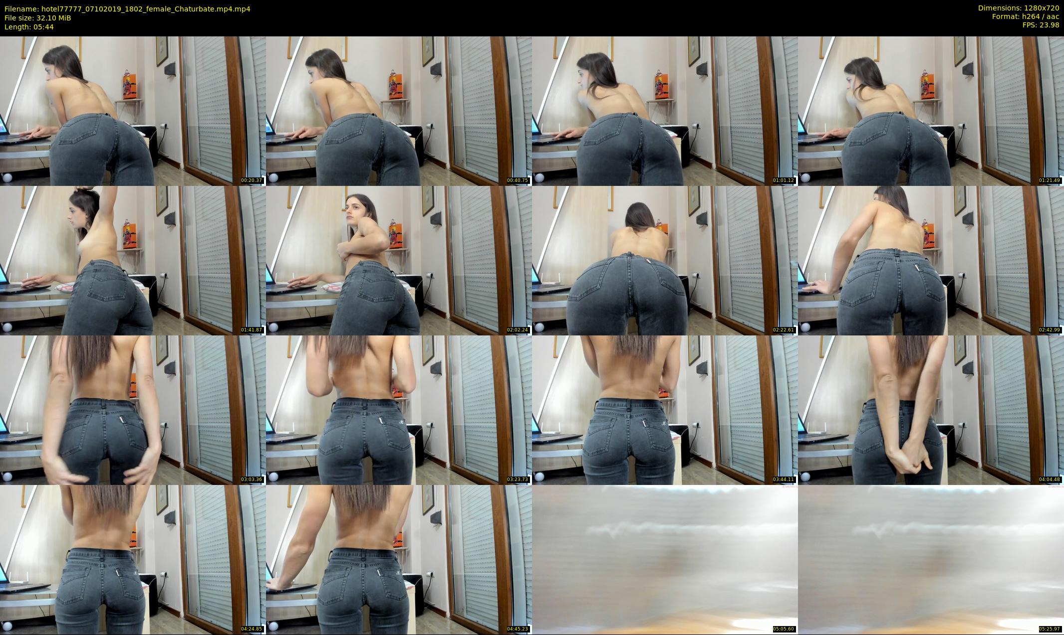 hotel77777 — 6 minute Chaturbate female cam show recording, 720p, Oct 7, 2019
